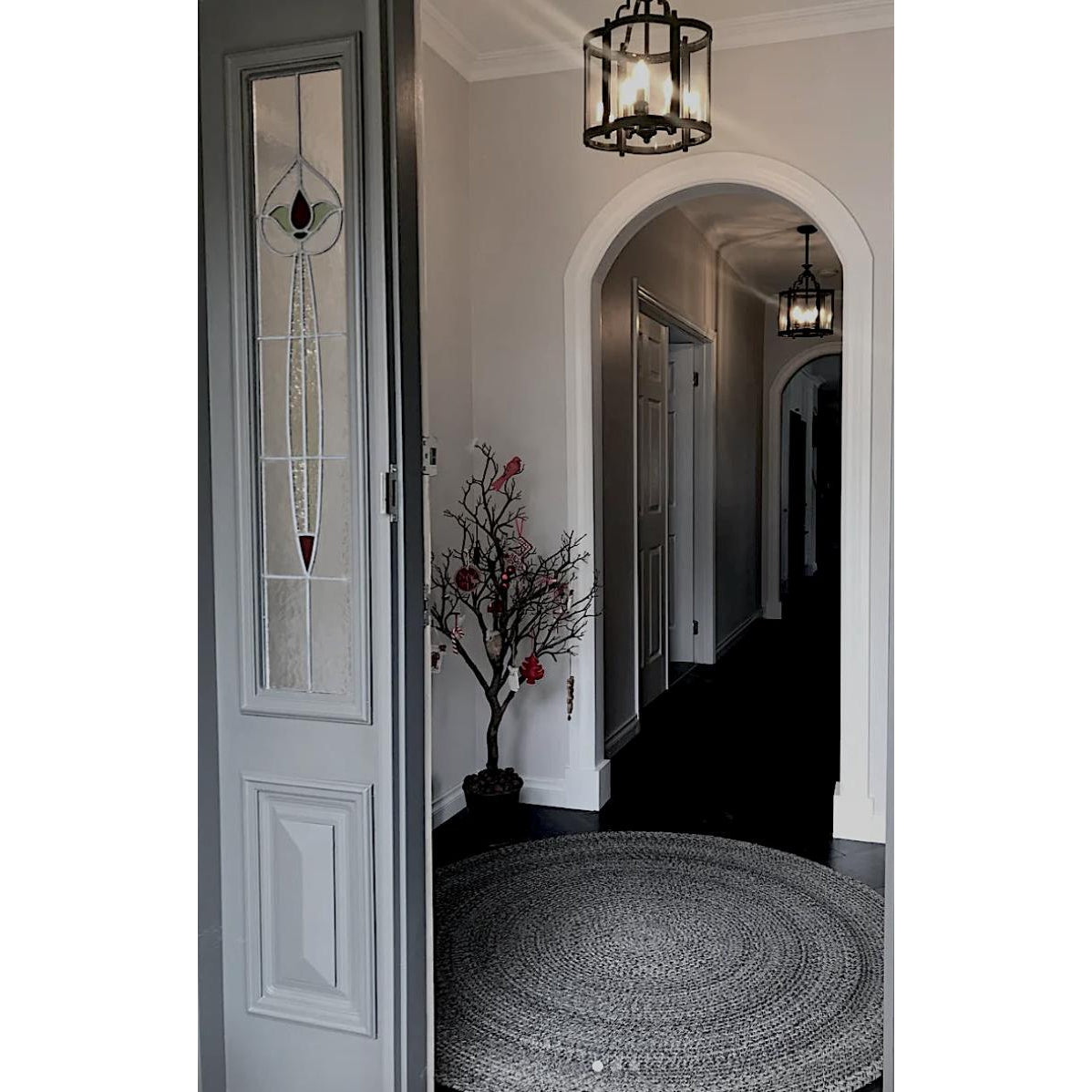 Braided Round Midnight Area Rug、mySite、gigharbornorthrealestate