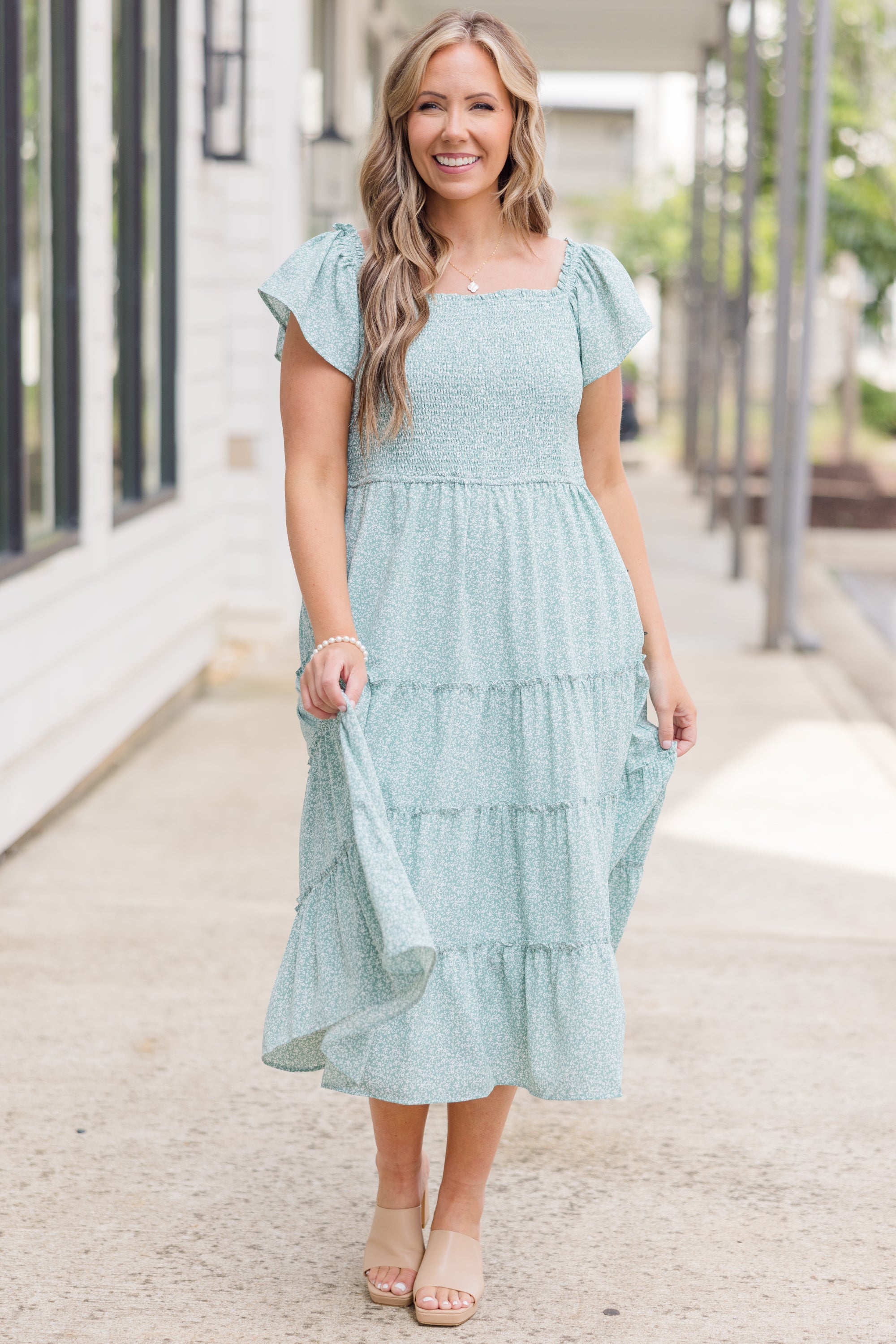  It's All Happening Dress, Sage、mySite、justintrudeaud