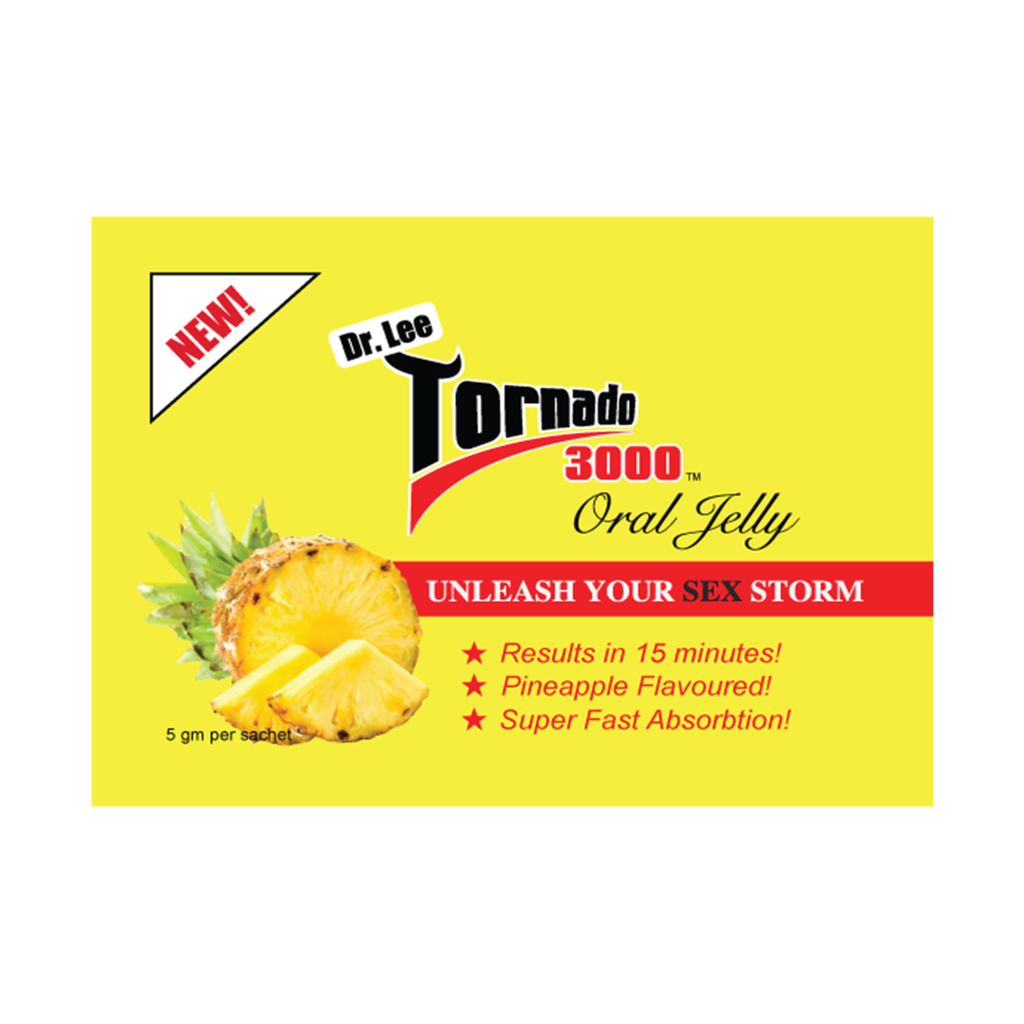 Tornado 3000 Silden | Pineapple | Oral Jelly | Fast Acting | Hard Erection、mySite、bottomscart