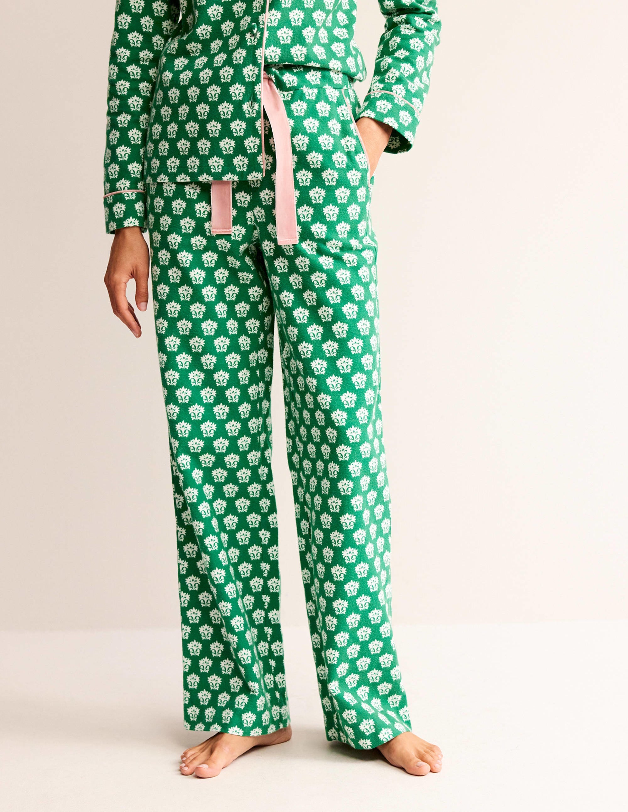  Brushed Cotton Pajama Pants-Veridian Green, Lily、mySite、ashleygrahame