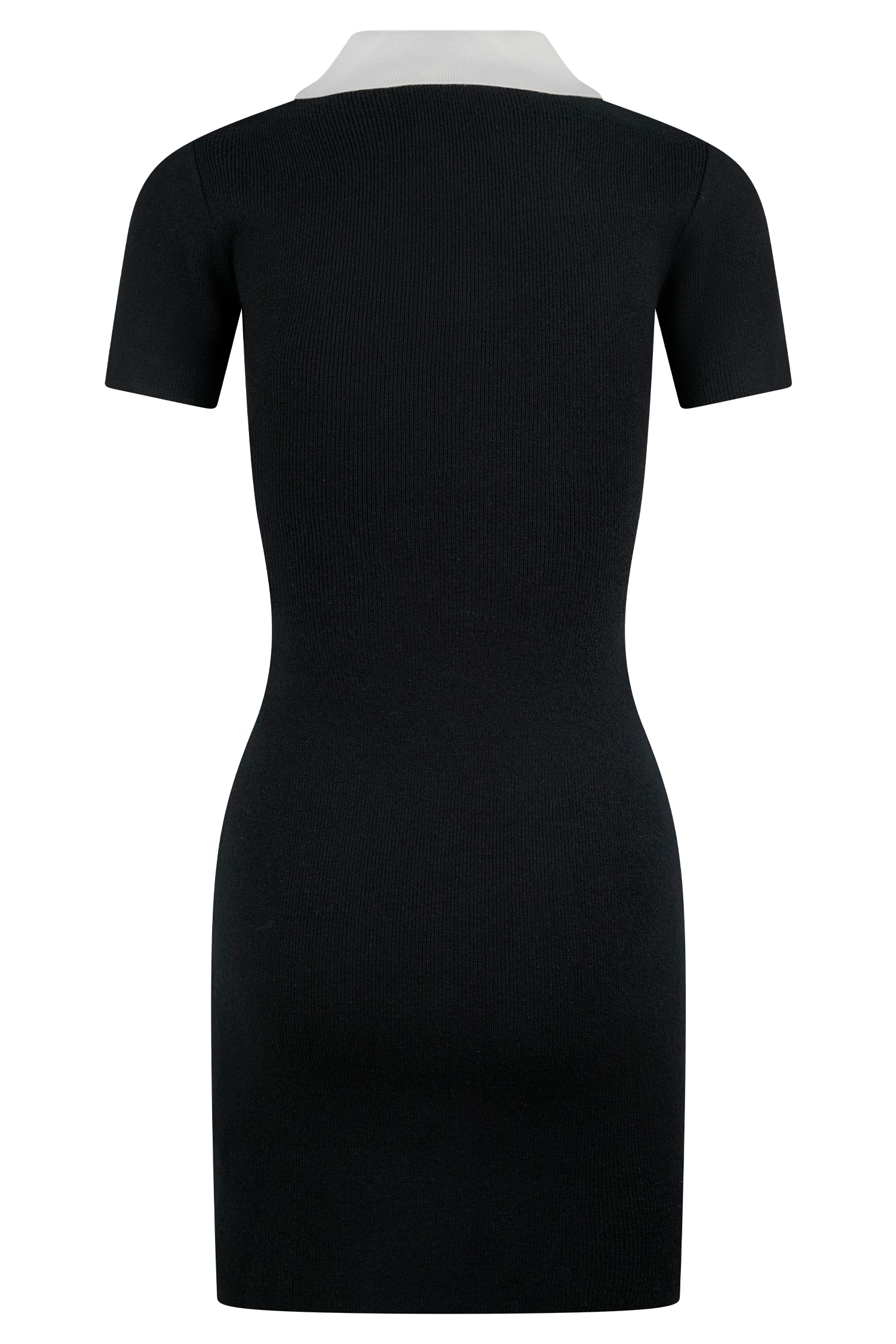 Seema Contrast Mini Dress - Black/White、mySite、solidvoid