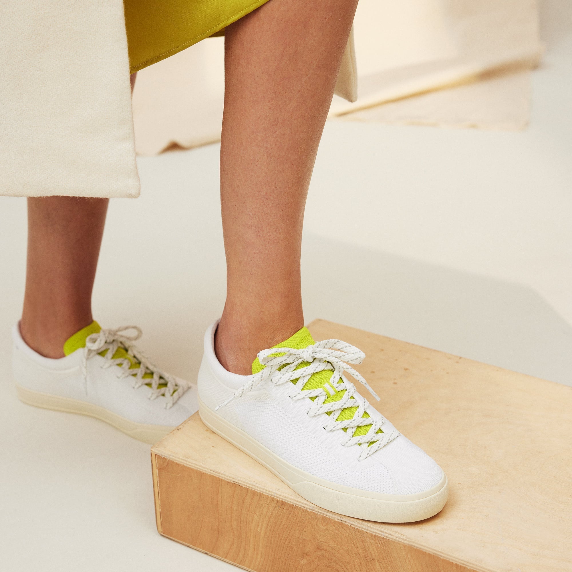  The Lace Up Sneaker - Chartreuse、mySite、preschool7hills