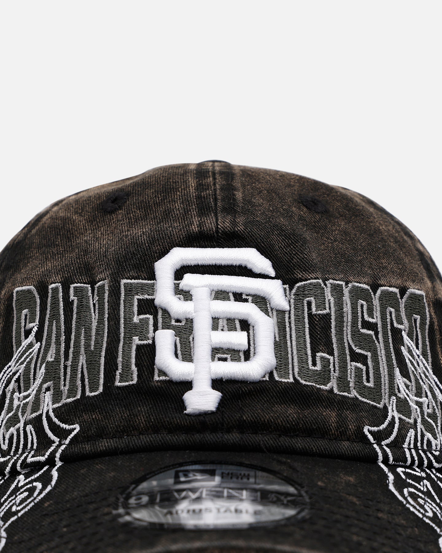 New Era San Francisco Giants 'Tribal' Classic Casual Strapback Washed Black、mySite、zt4zffjzw