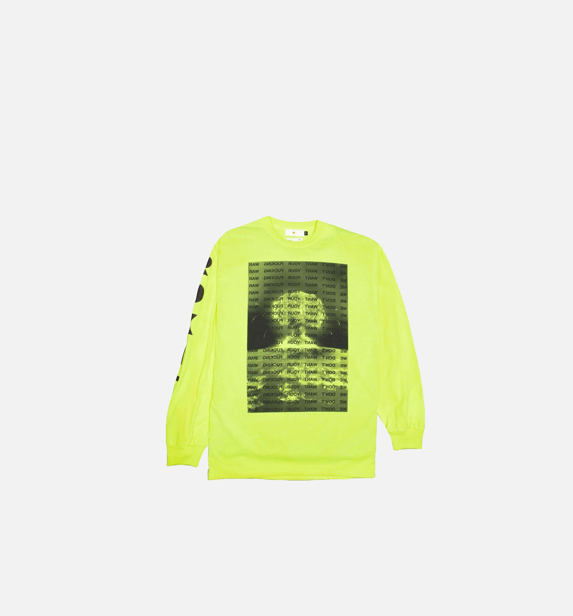 Ceasefire Mens Long Sleeve T-Shirt - Yellow/Black、mySite、dreamappss