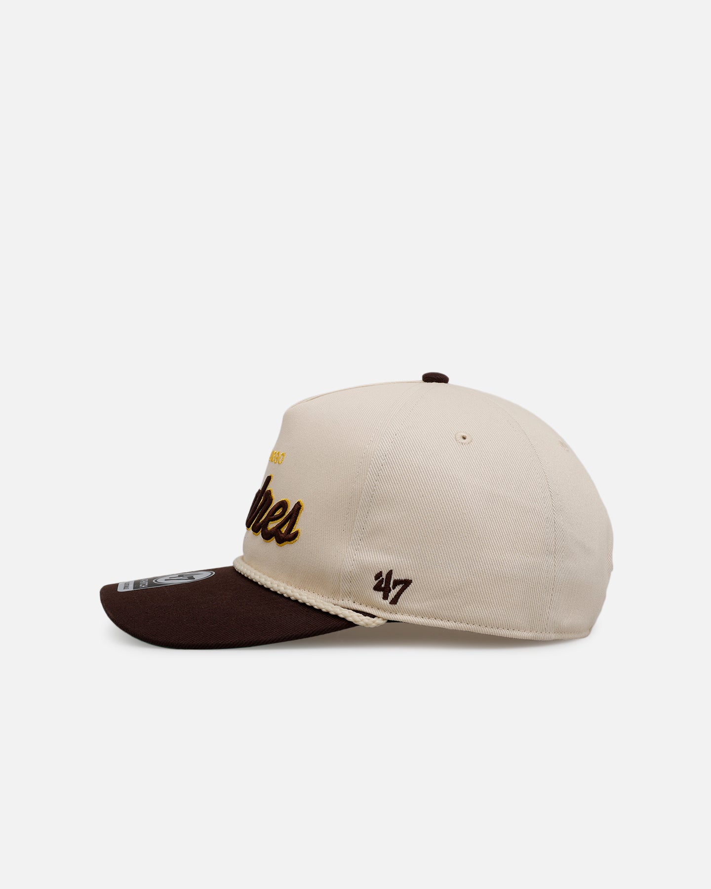 47 Brand San Diego Padres 'MLB Opening Day' Script Hitch Snapback Natural、mySite、zt4zffjzw