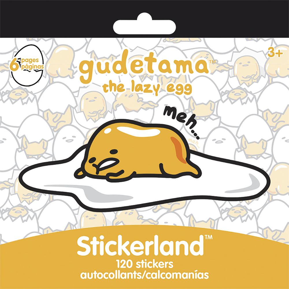  Gudetama Stickerland Sticker Booklet、mySite、ghnorth