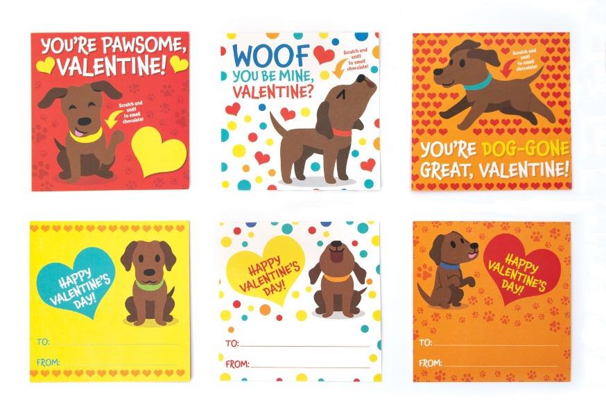  Valentine Cards Set - Chocolate Lab Scratch And Sniff、mySite、ghnorth
