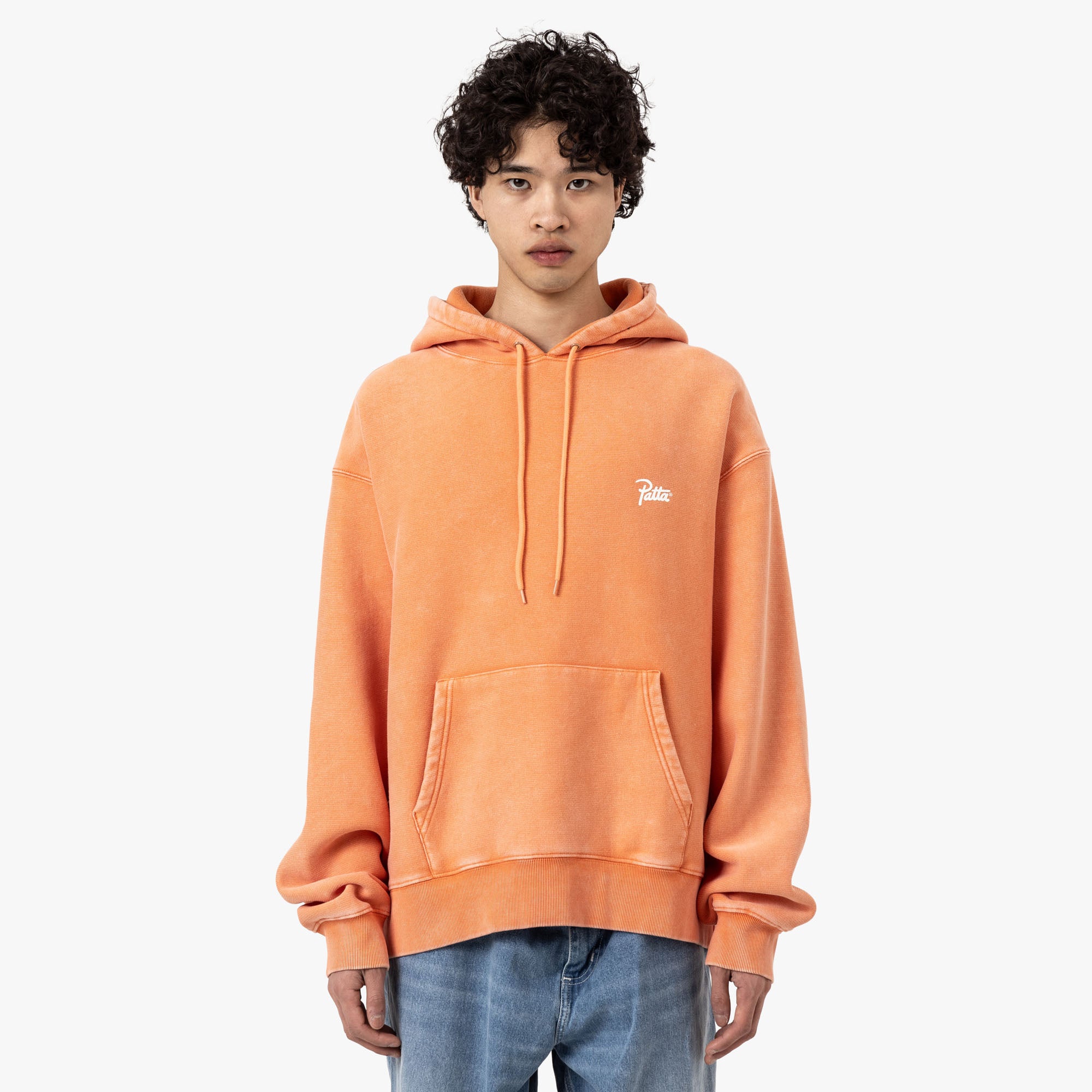  Patta Classic Washed Hooded Sweater Melon、mySite、merchandisen
