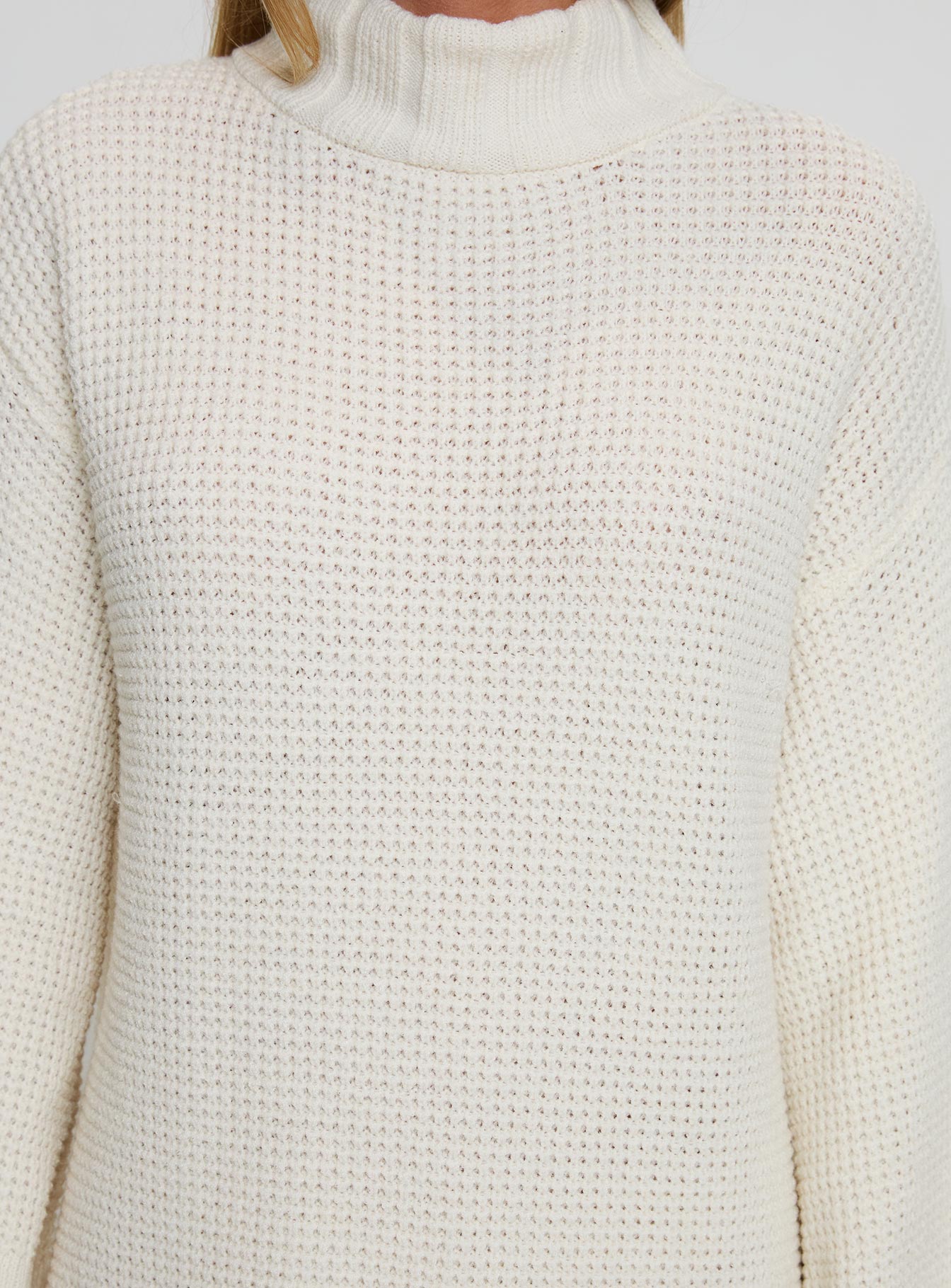 Tarin Knit Mini Dress Cream、mySite、solidvoid