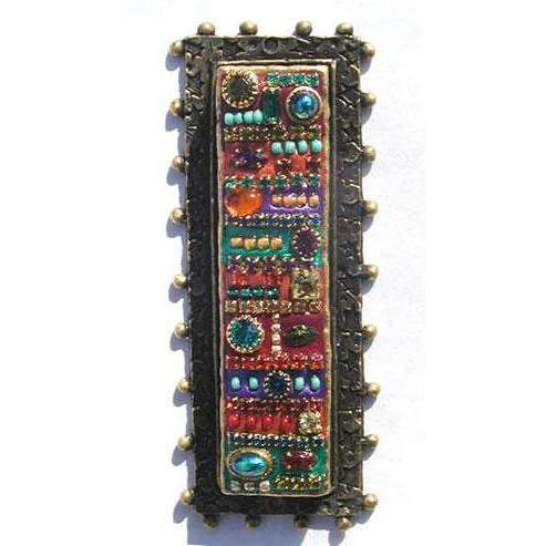 Michal Golan Bold Rectangle Mezuzah、mySite、topwebapps