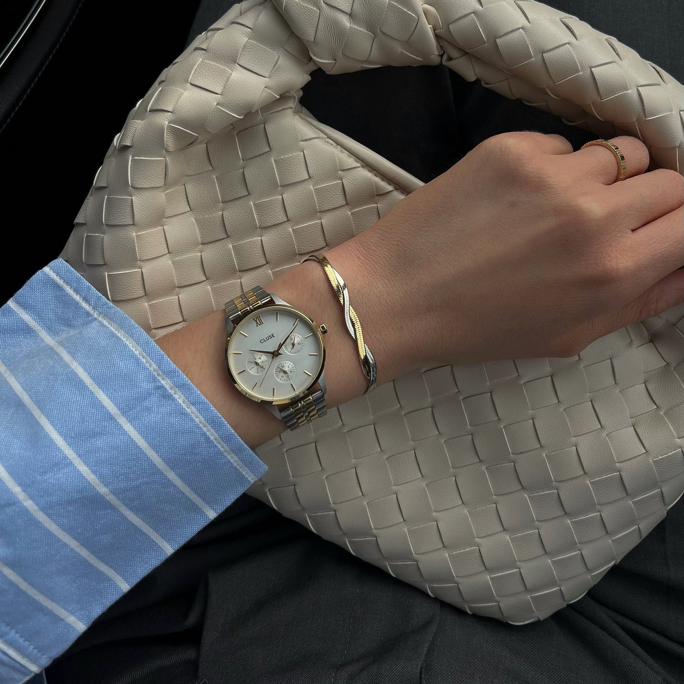  Minuit Multifunction Watch Steel, Two-Tone