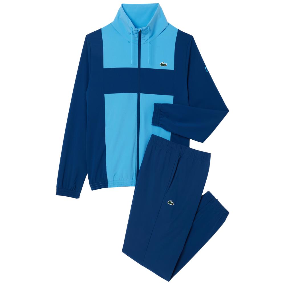 Lacoste Men's Novak Djokovic Tennis X Sweatsuit - Argentine Blue