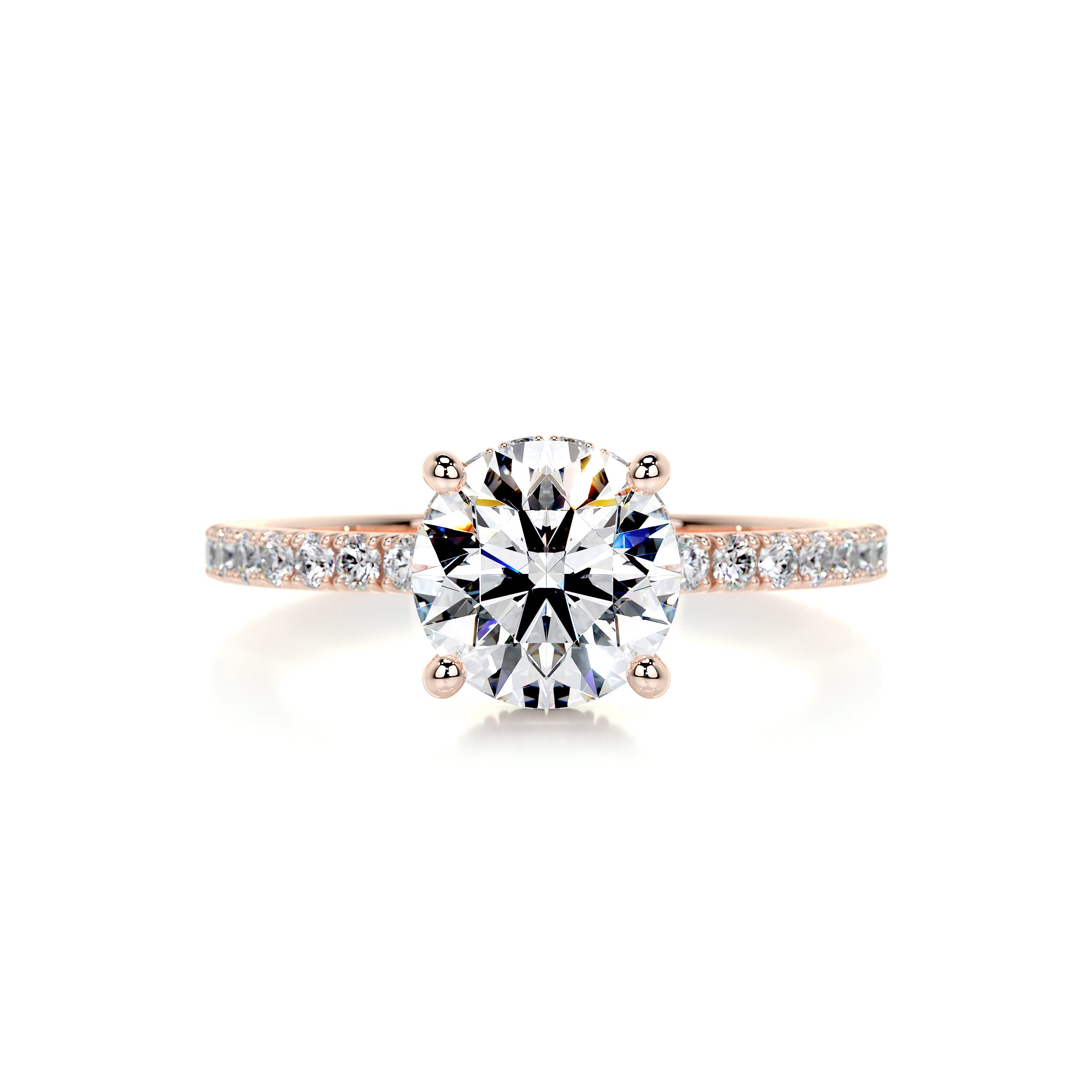 Vivienne Diamond Engagement Ring -14K Rose Gold、mySite、hinf8tx79