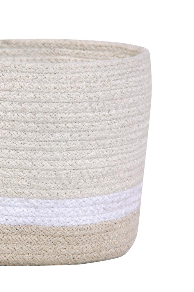 STORAGE BASKET MINI TRICOLOR IVORY、mySite、gigharbornorthrealestate