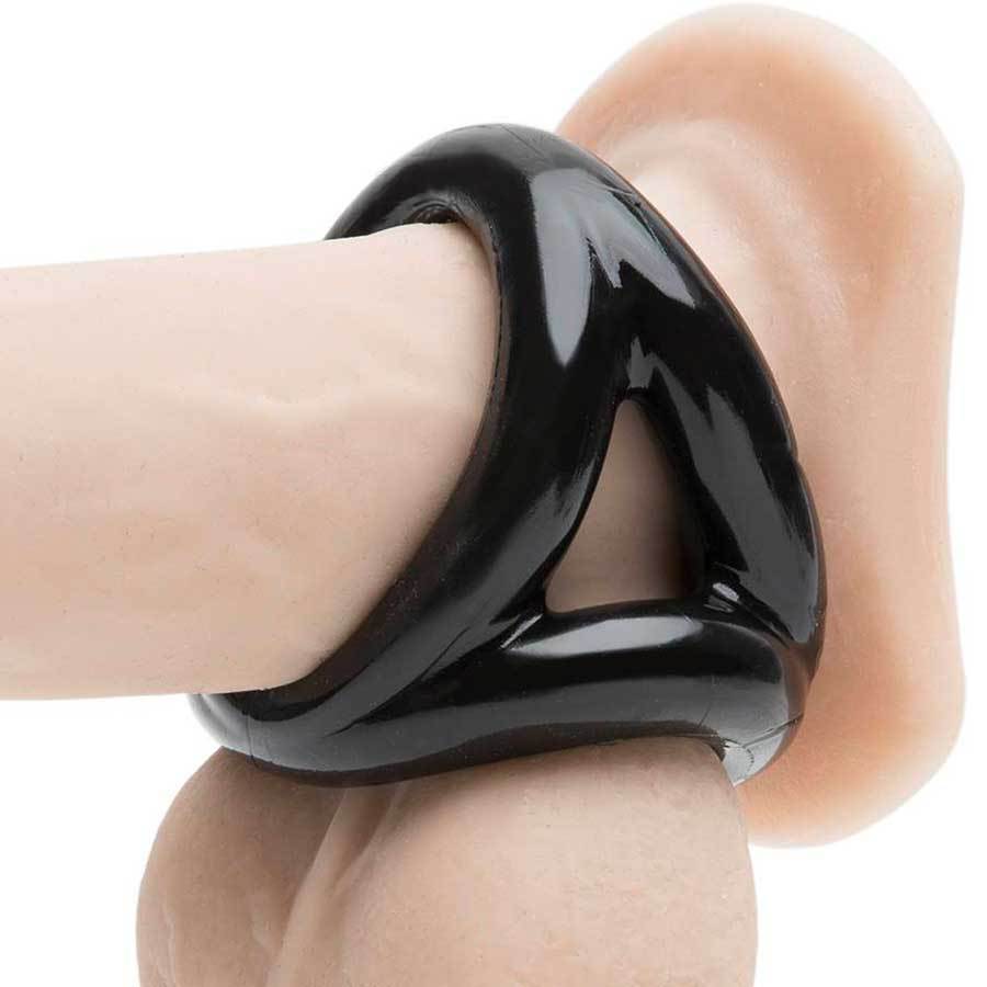 Oxballs Tri-Sport 3 Ring Cock and Ball Ring Stretcher Black、mySite、bottomscart