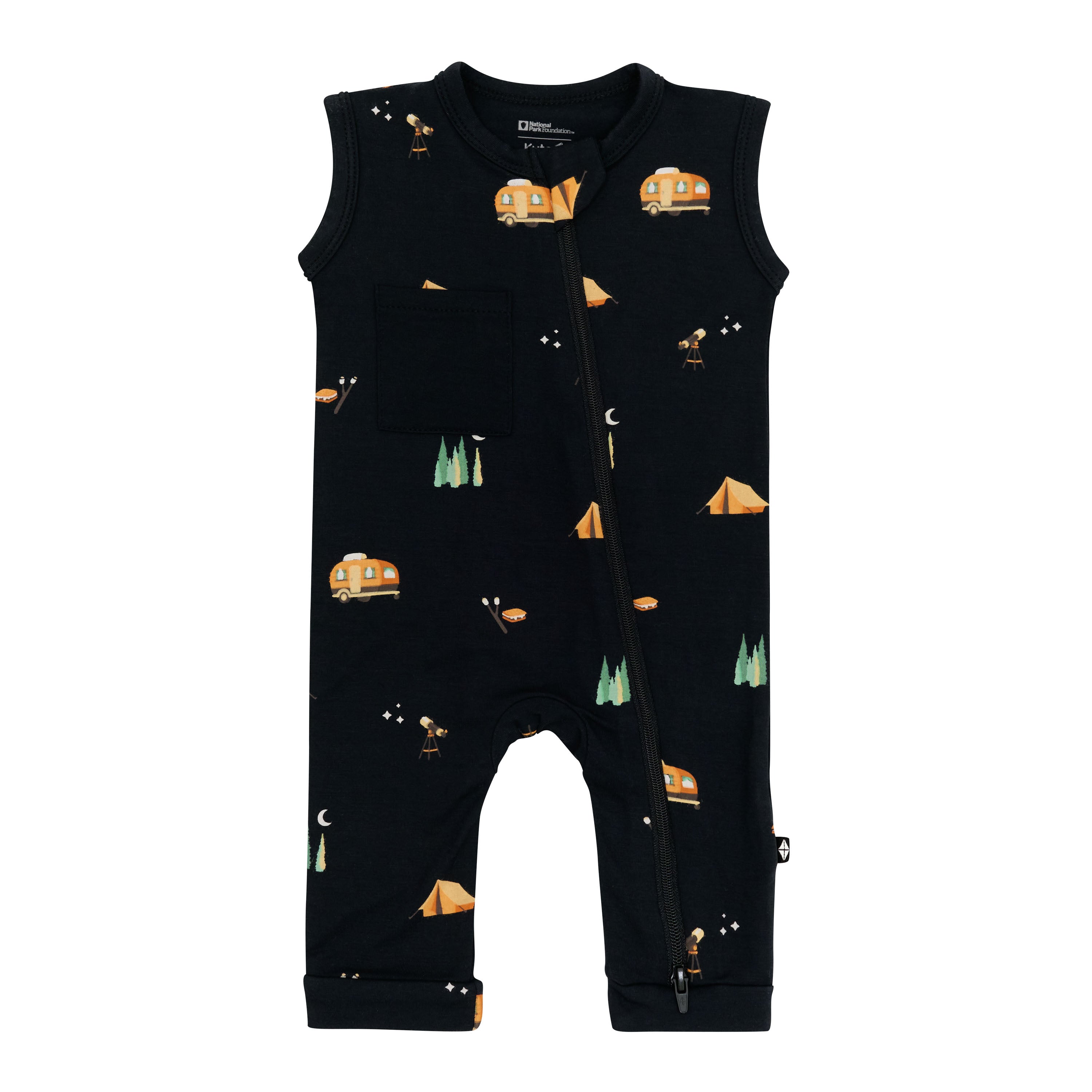  Zippered Sleeveless Romper in Under the Stars、mySite、layawaytickets