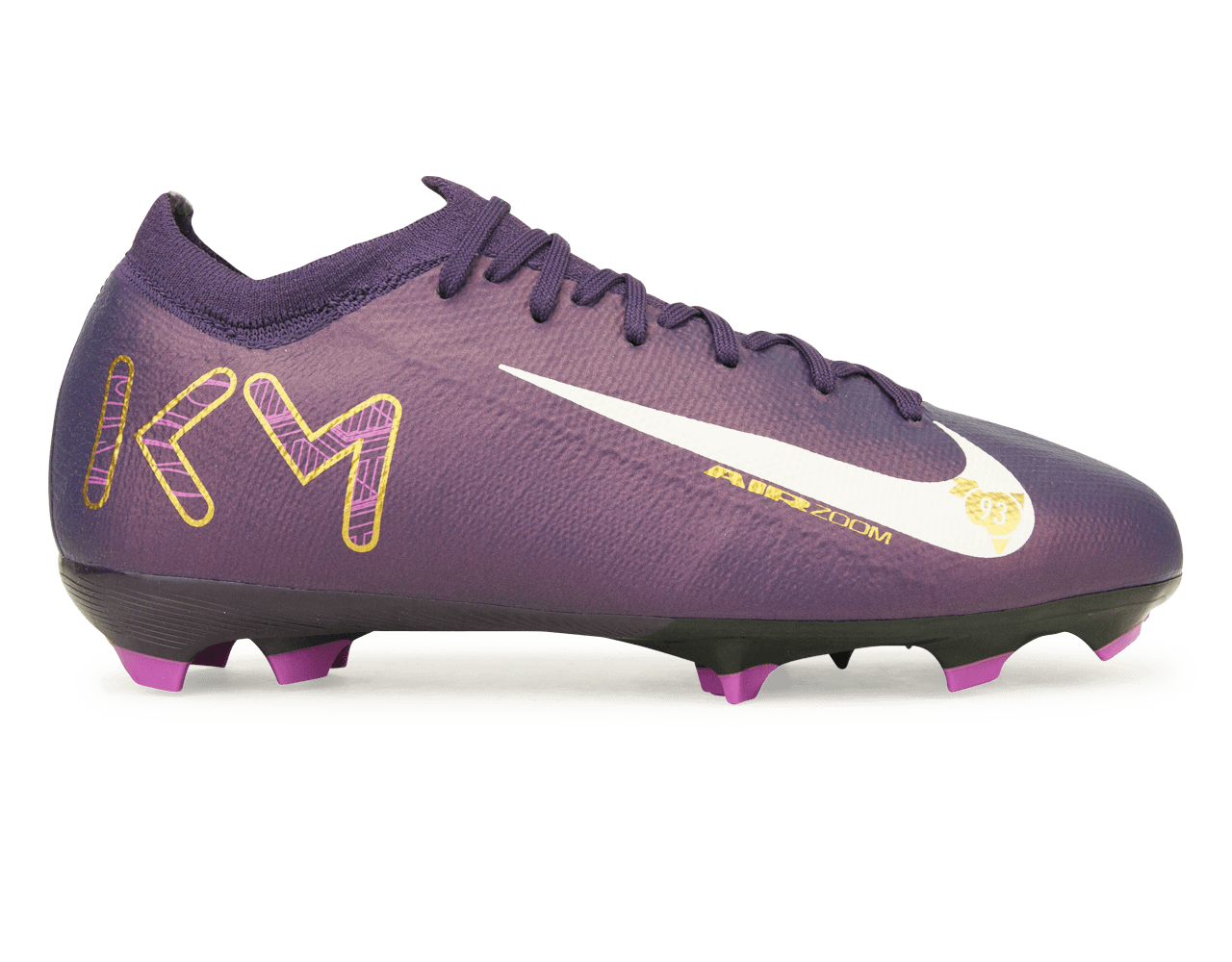Nike Kids Zoom Mercurial Vapor 16 Pro KM FG Grand Purple/Pale Ivory、mySite、noshort