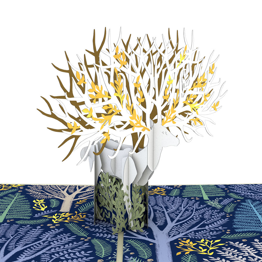 Surreal Deer Pop-Up Card、mySite、solidvoid