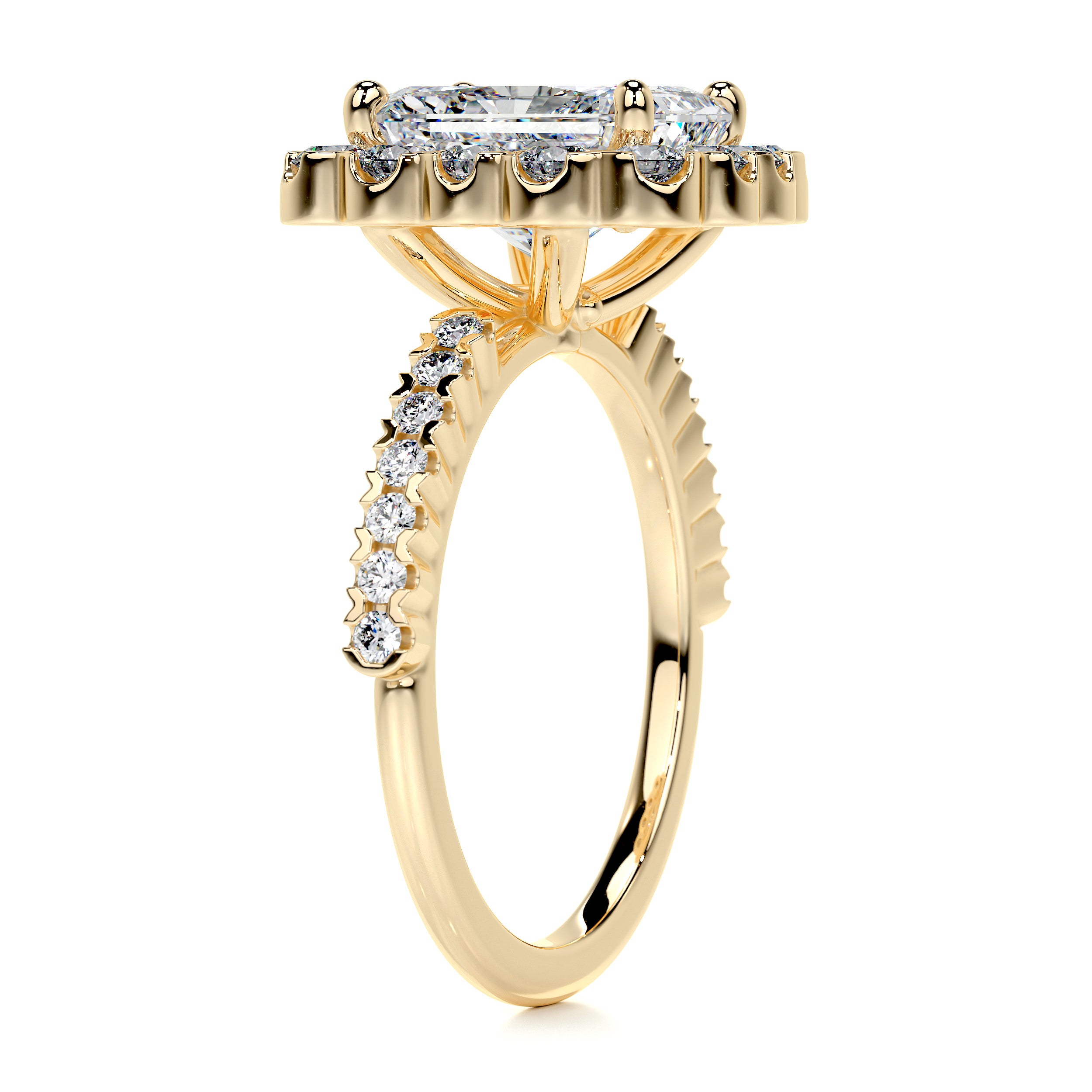 Sherry Diamond Engagement Ring -18K Yellow Gold、mySite、hinf8tx79