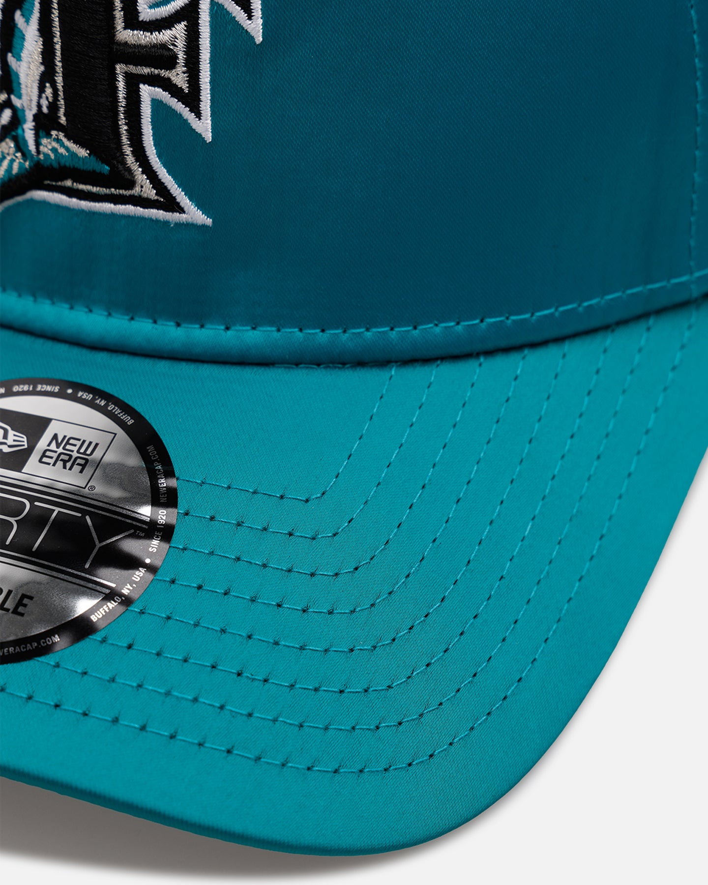 New Era Florida Marlins 'Team Color Satin' 9FORTY A-Frame Snapback Official Team Color、mySite、zt4zffjzw