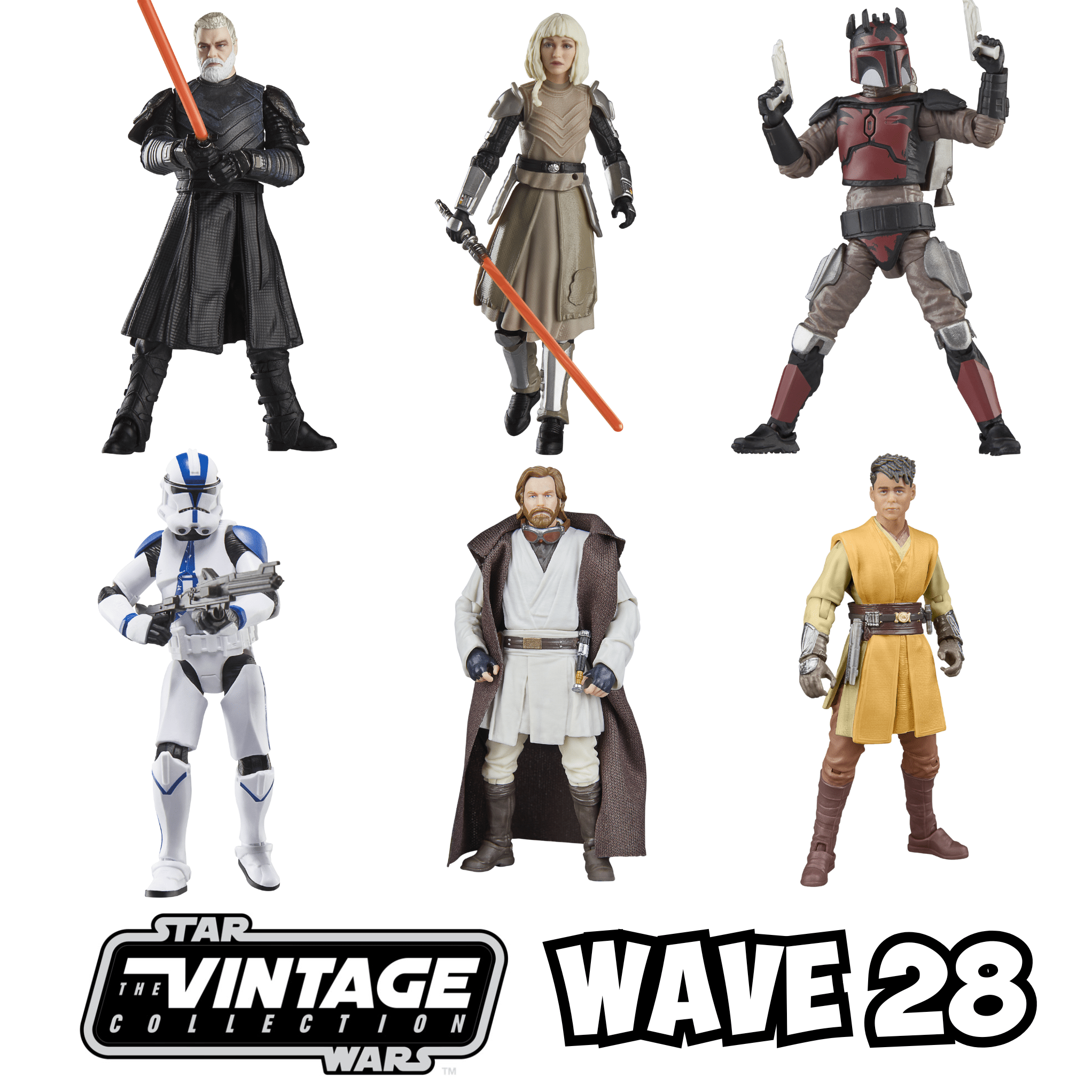 Star Wars Vintage Collection Wave 28 COMPLETE SET OF 6、mySite、hgirdovlk
