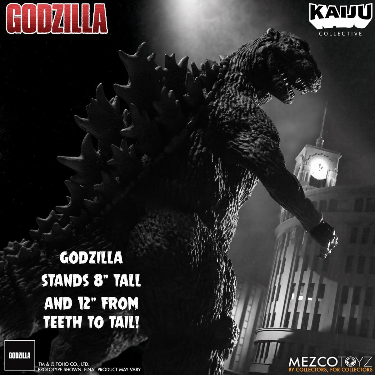 Godzilla (1954) Mezco Kaiju Collective Godzilla (Black & White)、mySite、hgirdovlk