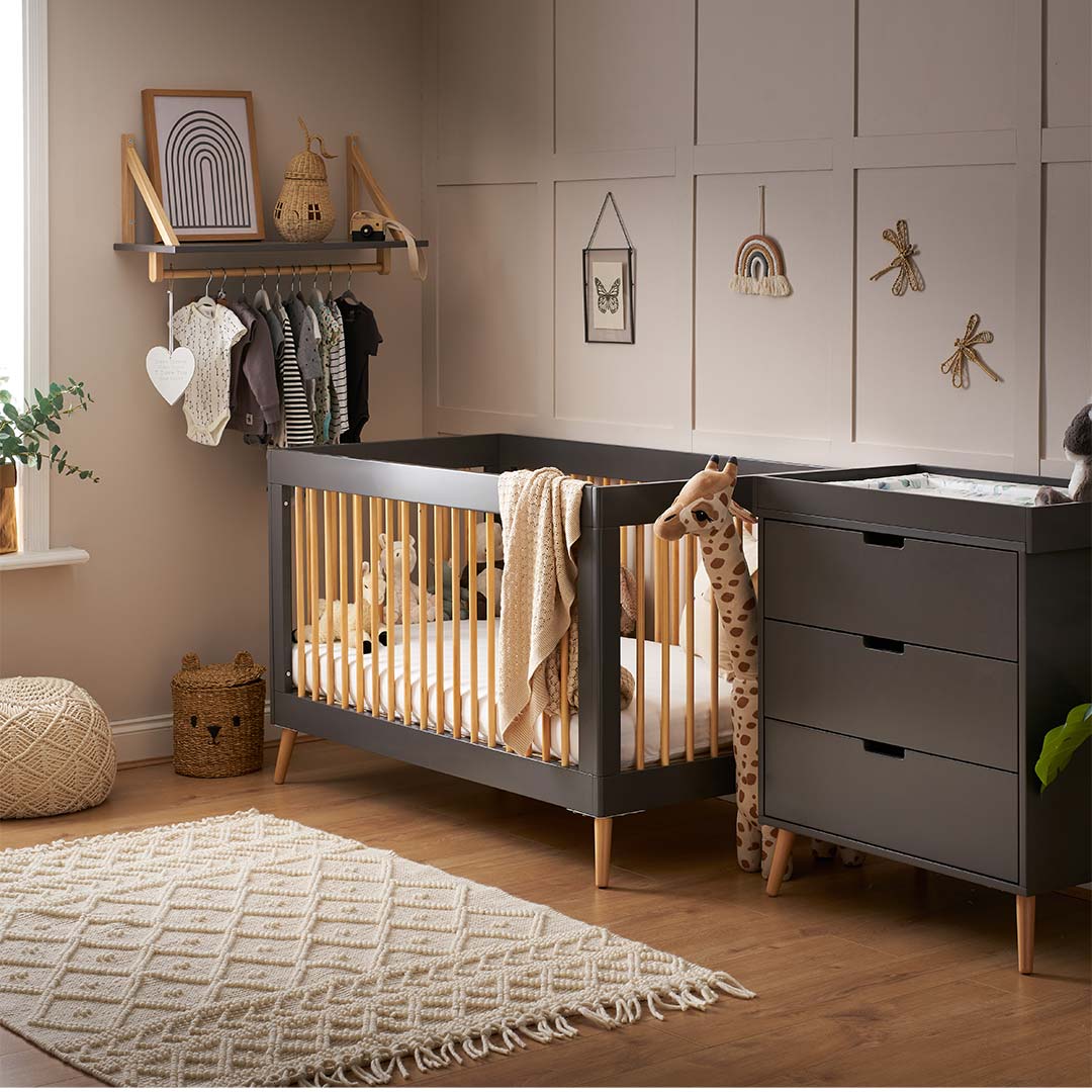  Obaby Maya 2 Piece Room Set - Slate + Natural、mySite、merchandisen