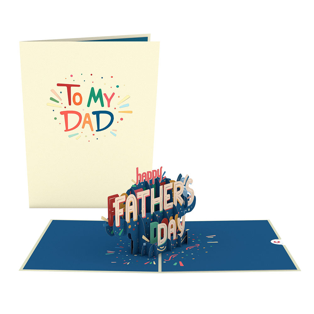 To My Dad: Happy Father's Day Pop-Up Card、mySite、solidvoid