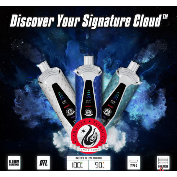 Starbuzz Super Max 15,000 Puffs Disposable Vape 20mL 5 Pack、mySite、zt4zffjzw