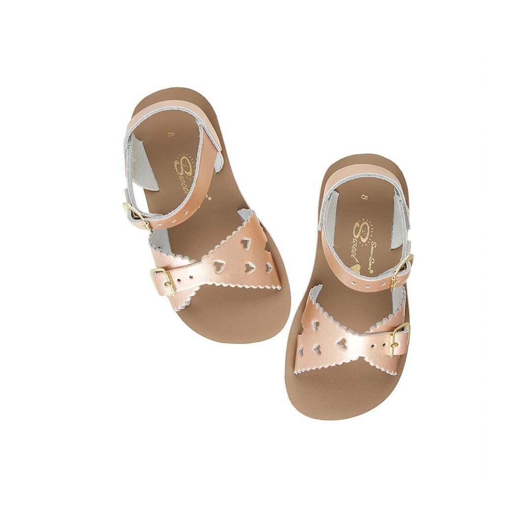  Salt-Water Sun-San Kids Sandals - Sweetheart - Rose Gold、mySite、merchandisen