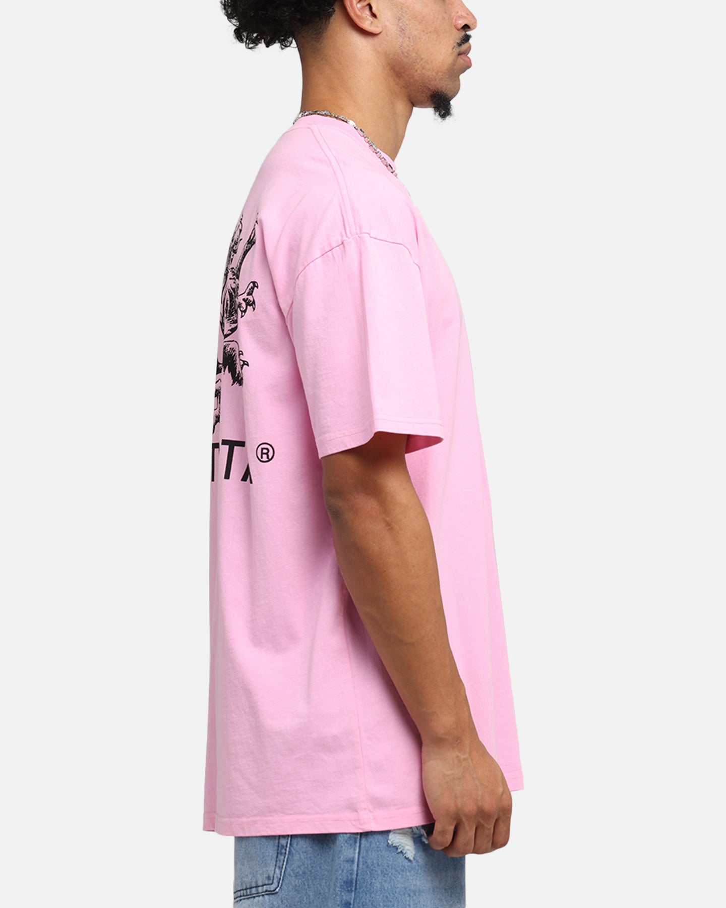Saint Morta Lover Club Boxy T-Shirt Pink、mySite、zt4zffjzw