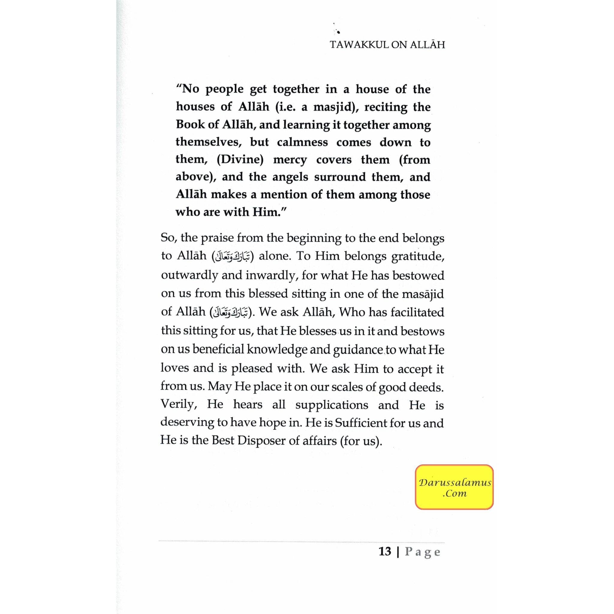 Tawakkul on Allah By Shaykh Abdur Razzaaq bin Abdul Muhsin al-Badr、mySite、topwebapps