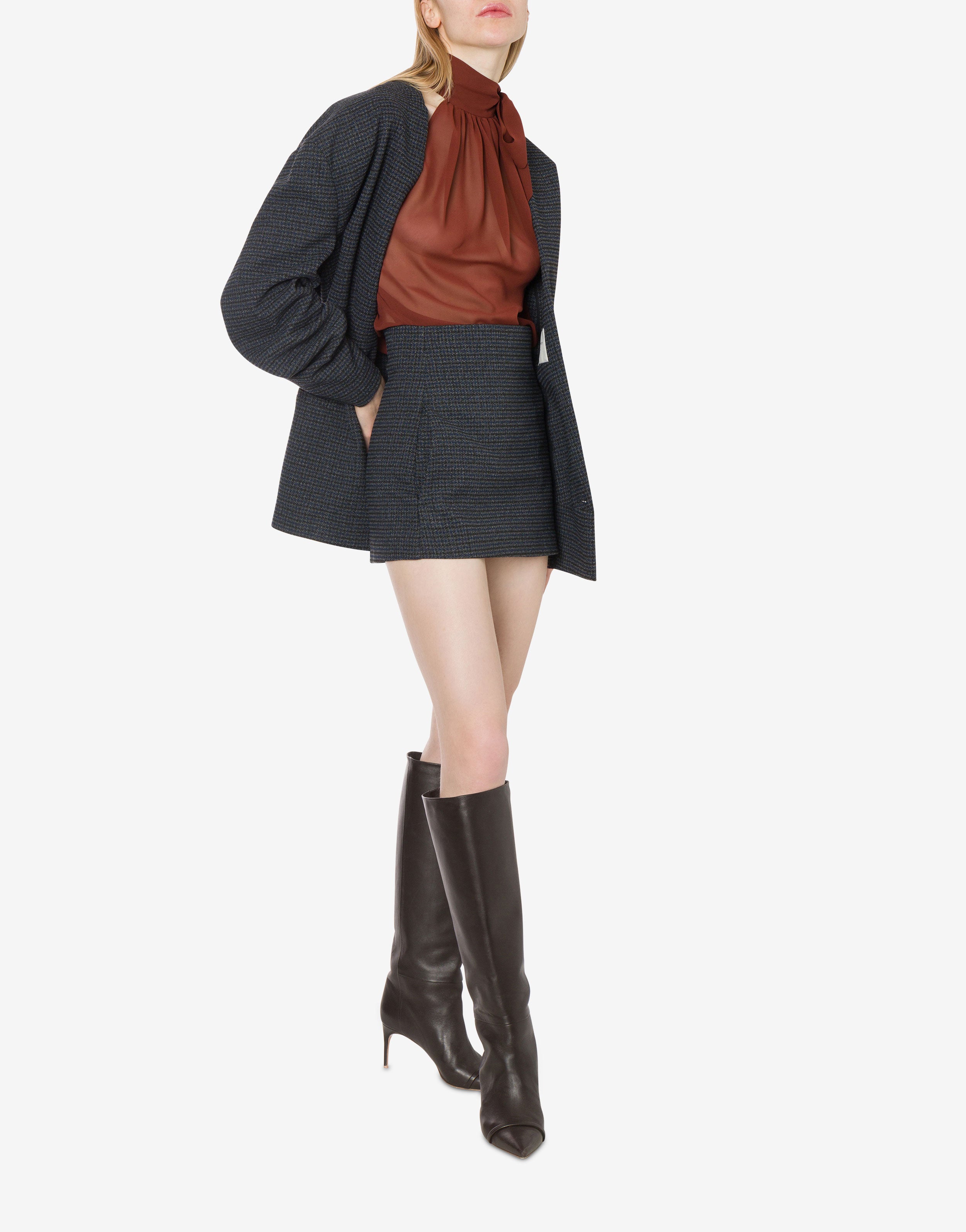 Minigonna in pied de poule、mySite、aoinhome