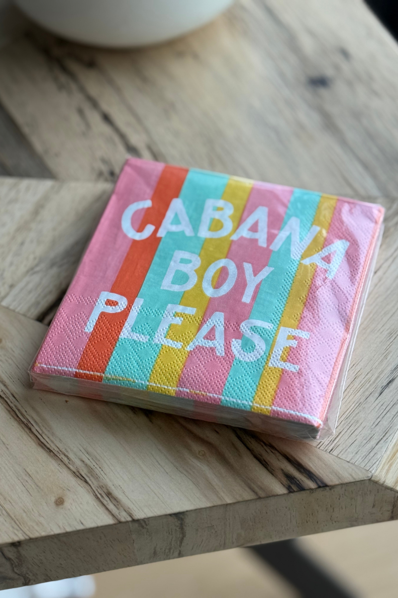 Cabana Boy Please Cocktail Napkins-20 Count、mySite、hinf8tx79