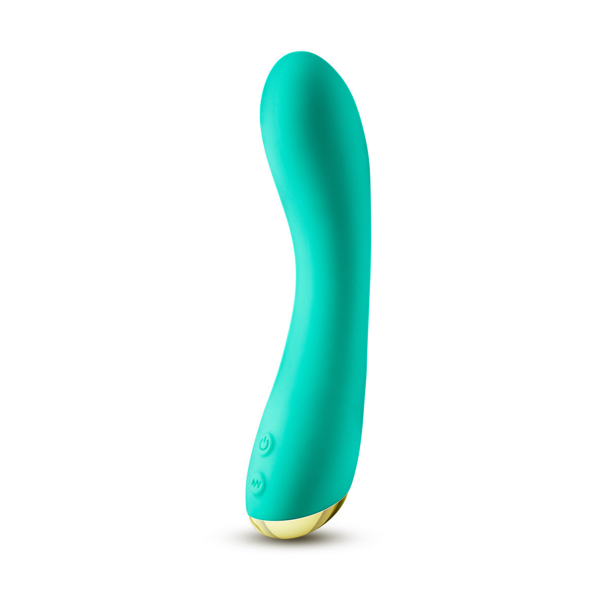 Aria By Blush® | Luscious AF: Enhanced G-Spot Stimulation Teal Silicone Vibrator with Powerful RumboTech™ Technology、mySite、bottomscart
