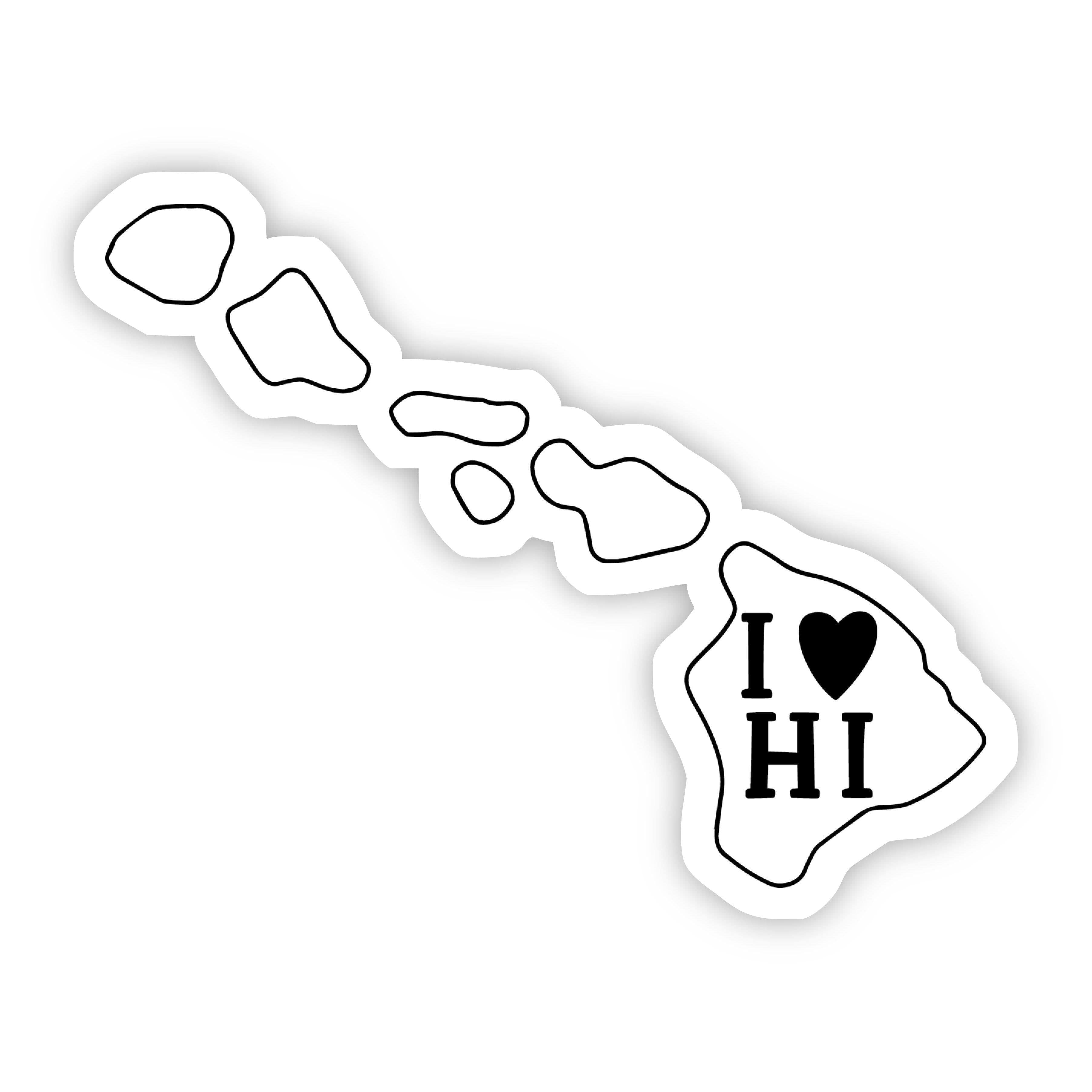  I Love Hawaii Sticker、mySite、elrpsem3k