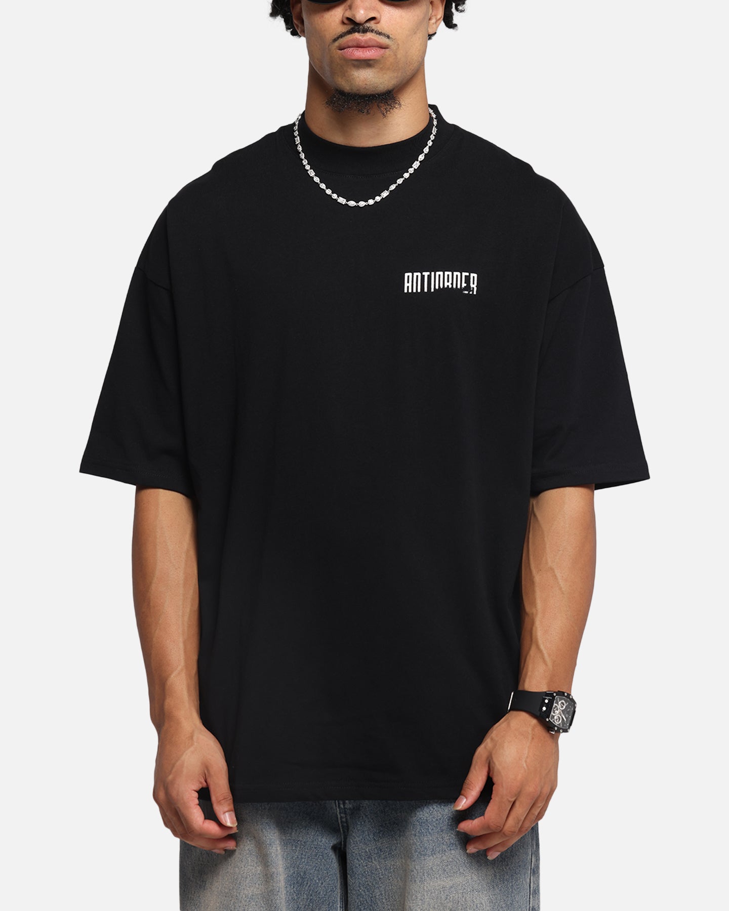 The Anti Order Ryuken Mock Neck T-Shirt Black、mySite、zt4zffjzw