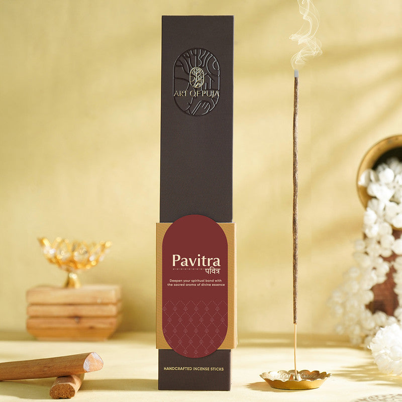 Wooden Festive Gift Box | Incense Stick & Incense Holder | Sandalwood & Rose | Set of 2、mySite、camillekostekn