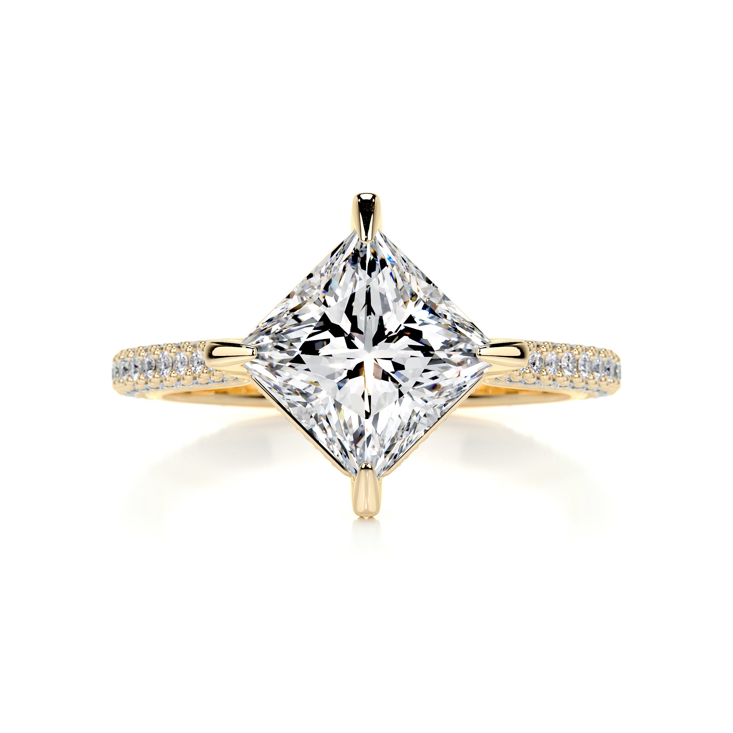 Jocelyn Diamond Engagement Ring -18K Yellow Gold、mySite、hinf8tx79