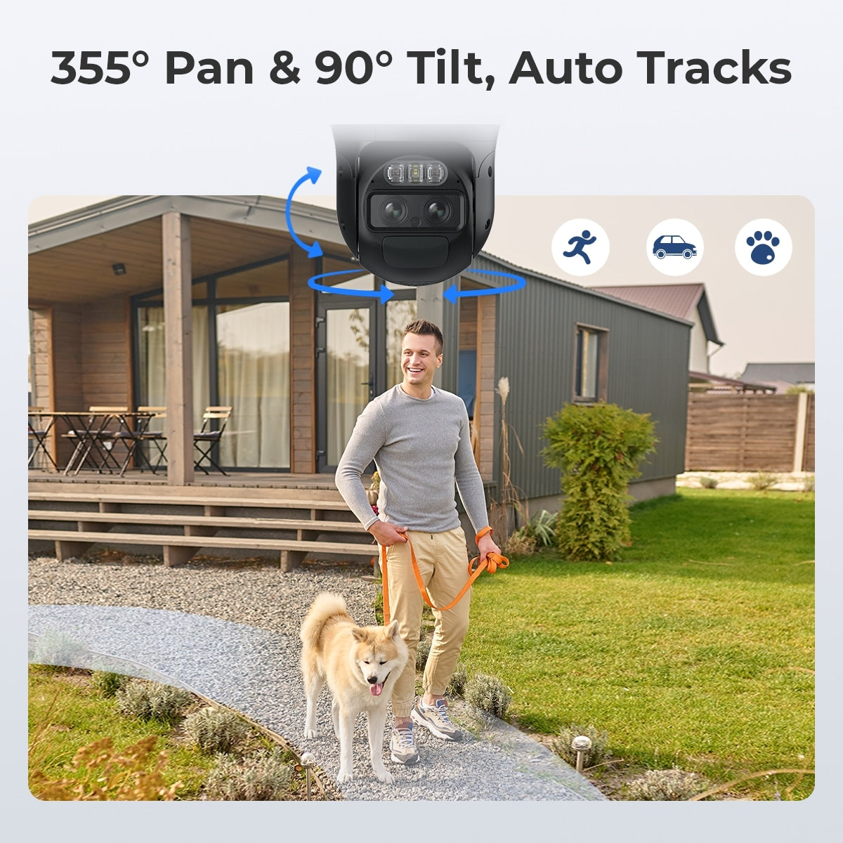 Reolink 2K+ WiFi Auto-Zoom Tracking Security Camera Battery/Solar Powered , Trackmix+Solar Panel、mySite、camillekostekn