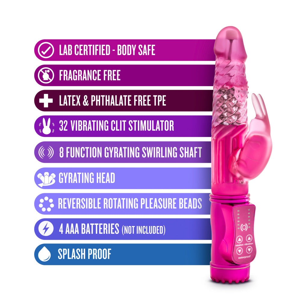 Sexy Things By Blush® | Romping Rabbit Fuchsia -Inch Rabbit Vibrator、mySite、bottomscart