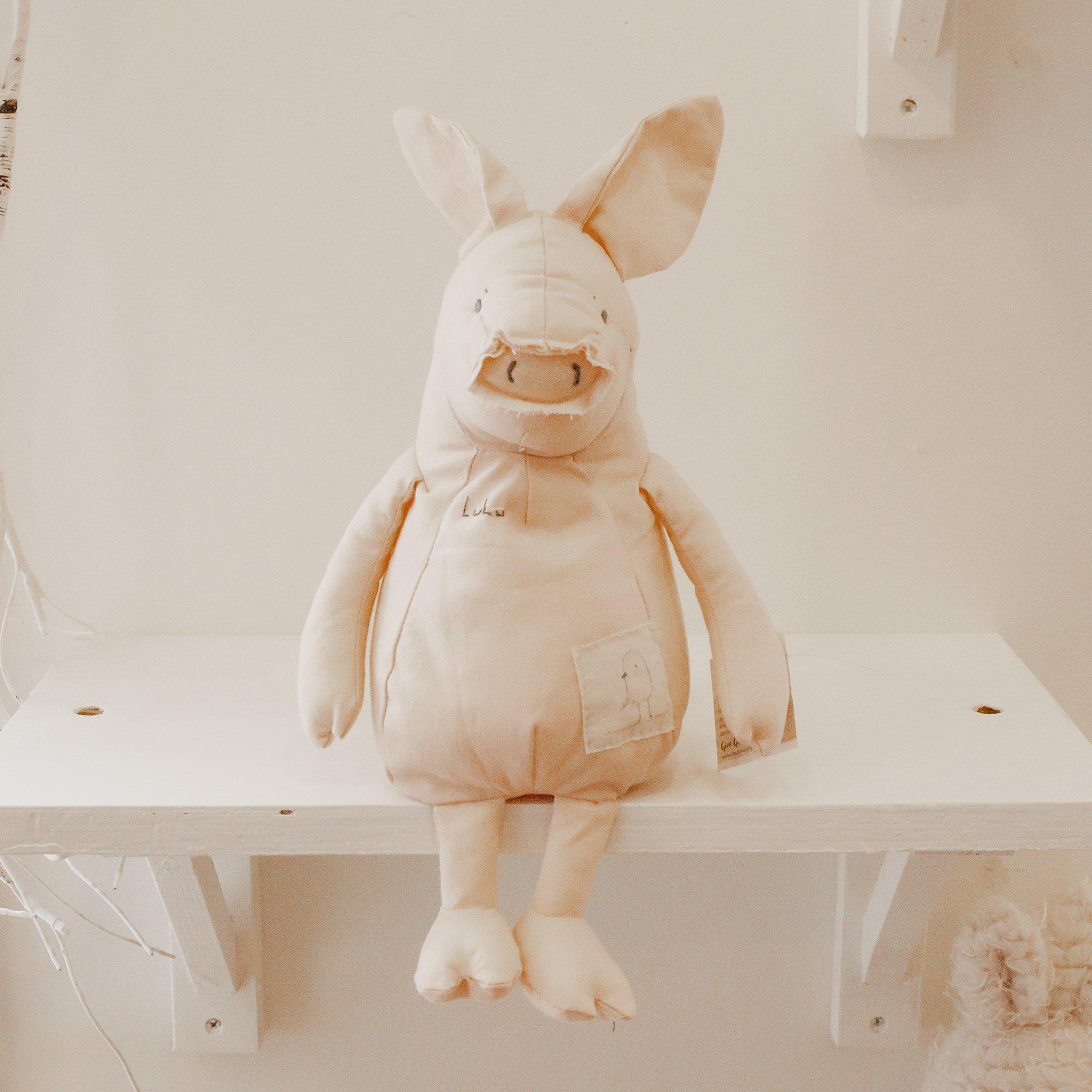 RETIRED - Hutch Studio - Lulu Pink - One of a Kind Pig、mySite、g9winljtr