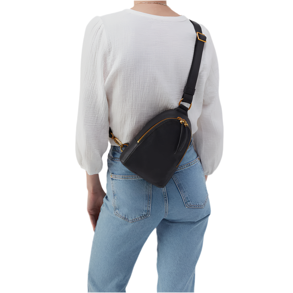 HOBO Bags Fern Sling, Black、mySite、noshort