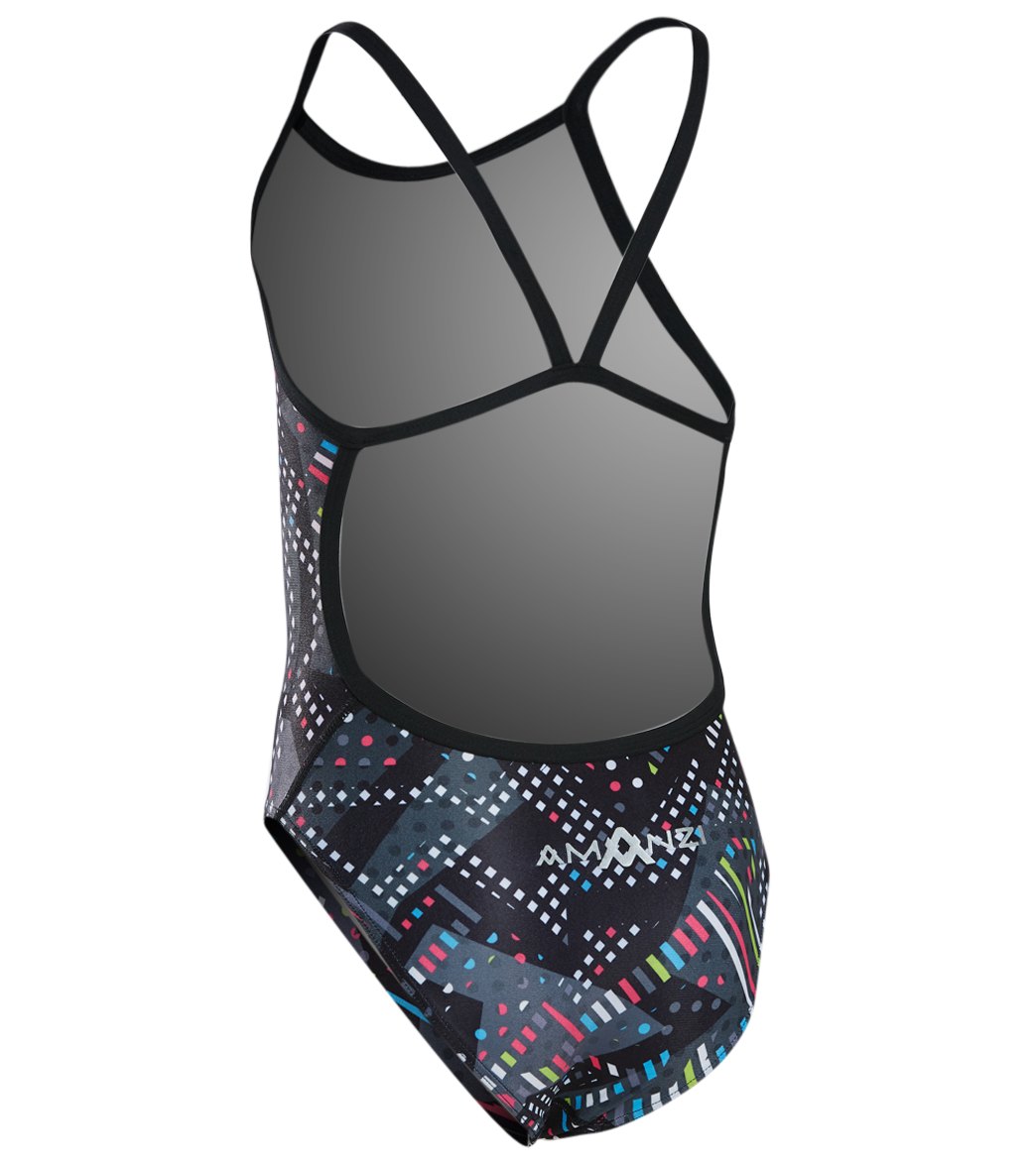 Amanzi Girls' Boombox One Piece Swimsuit、mySite、noshort