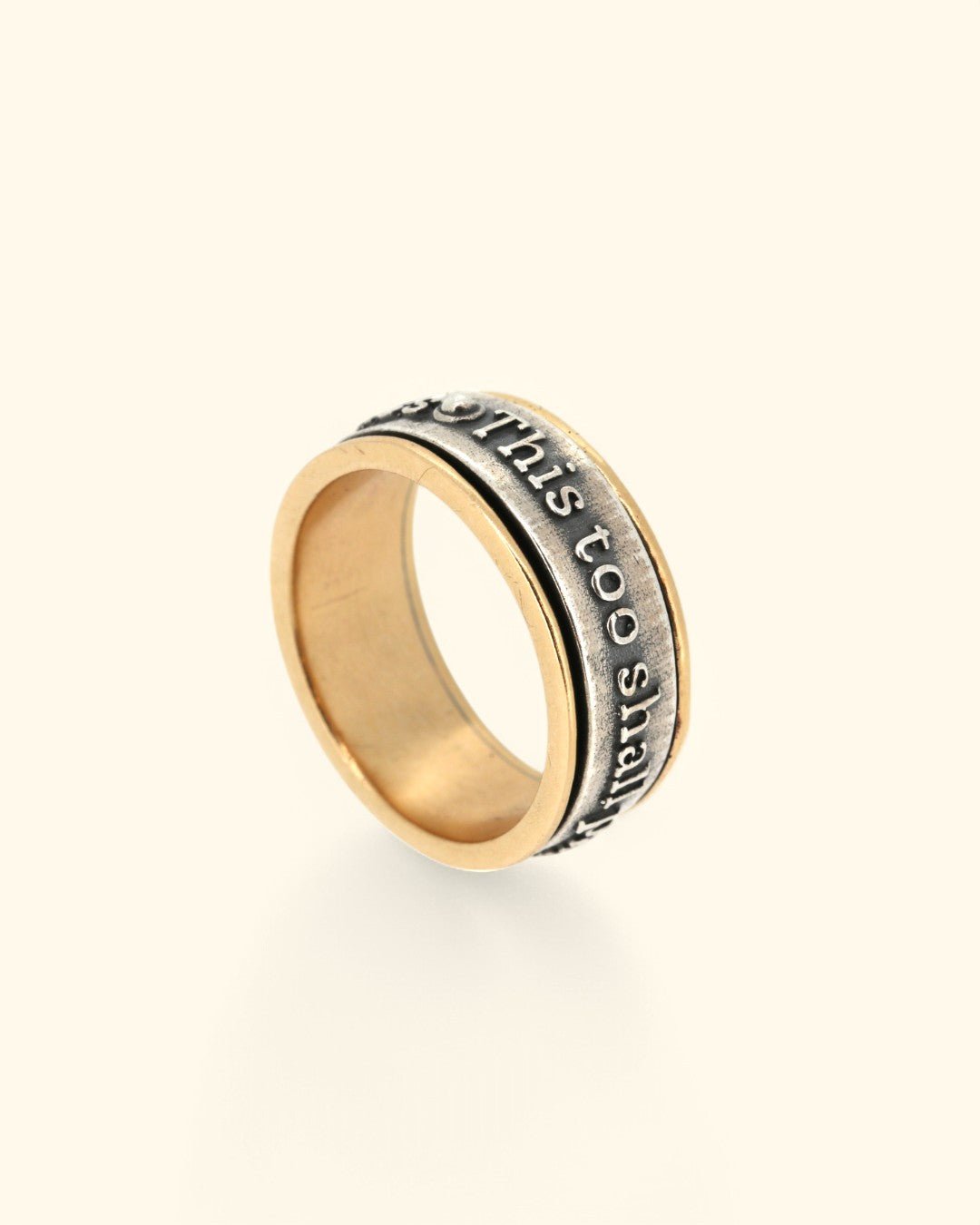 This Too Shall Pass Ring Spinner Mindfulness Ring、mySite、topwebapps