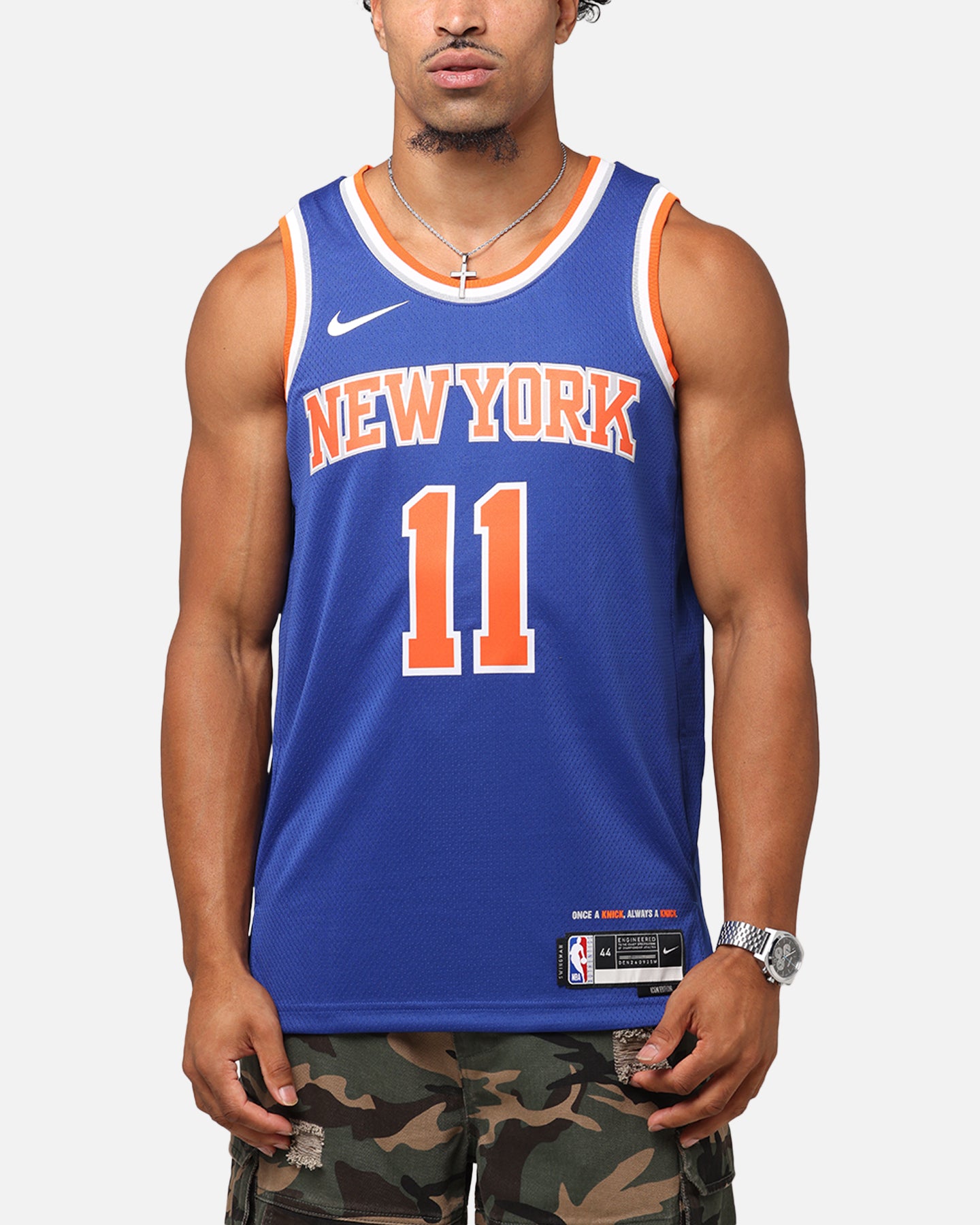 Nike Jalen Brunson New York Knicks #11 Icon Edition 2022/23 Nike Dri-Fit NBA Swingman Jersey Rush Blue、mySite、zt4zffjzw