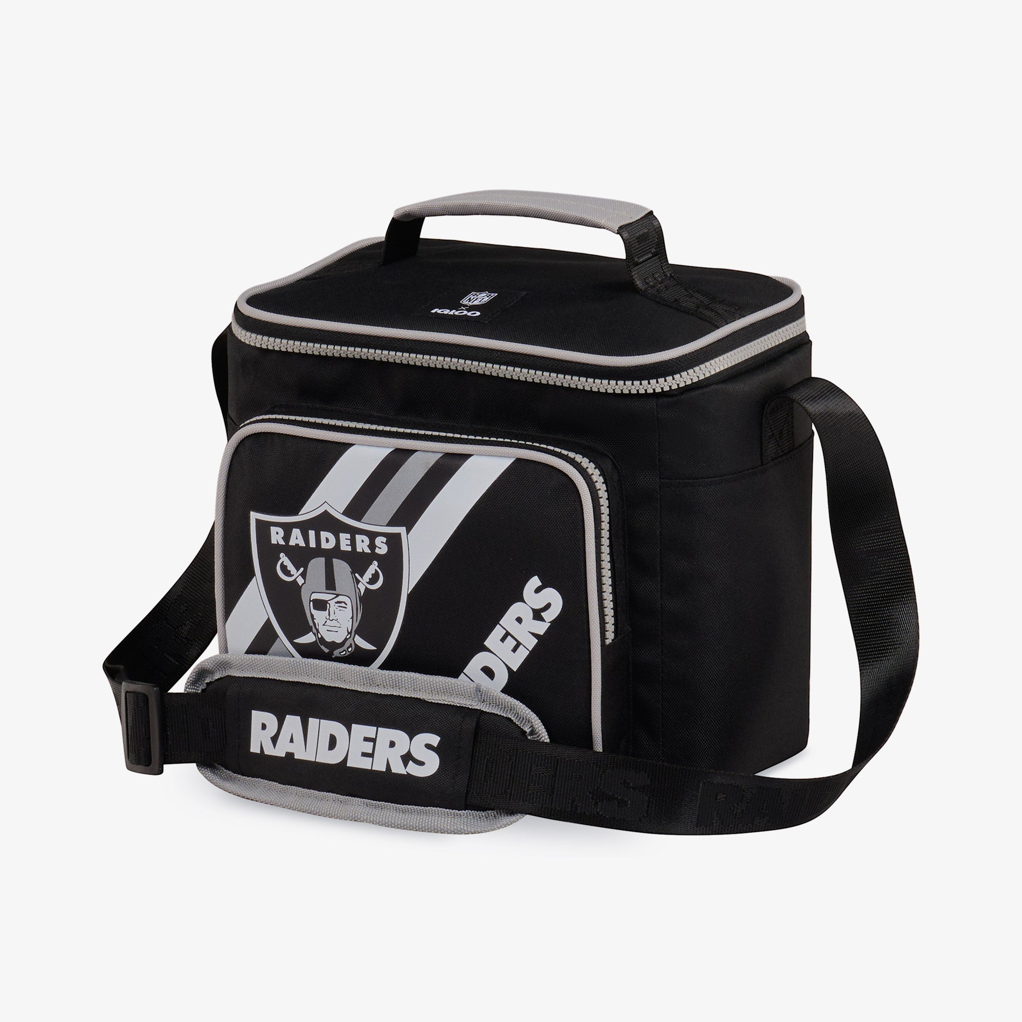 Las Vegas Raiders Square Lunch Cooler Bag、mySite、noshort