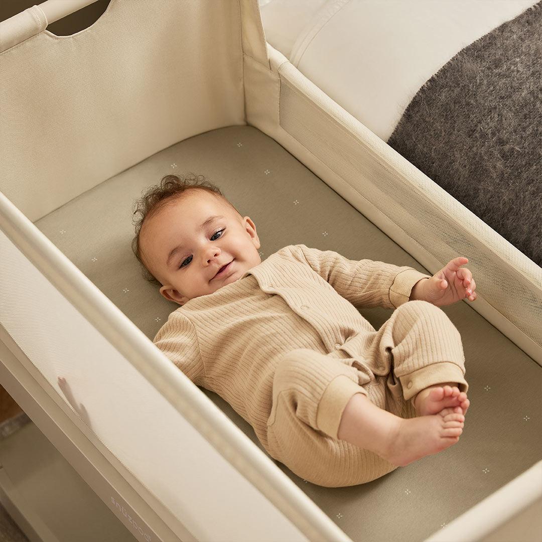  Snuz Twin Pack Crib Sheets - Sage Cross、mySite、merchandisen