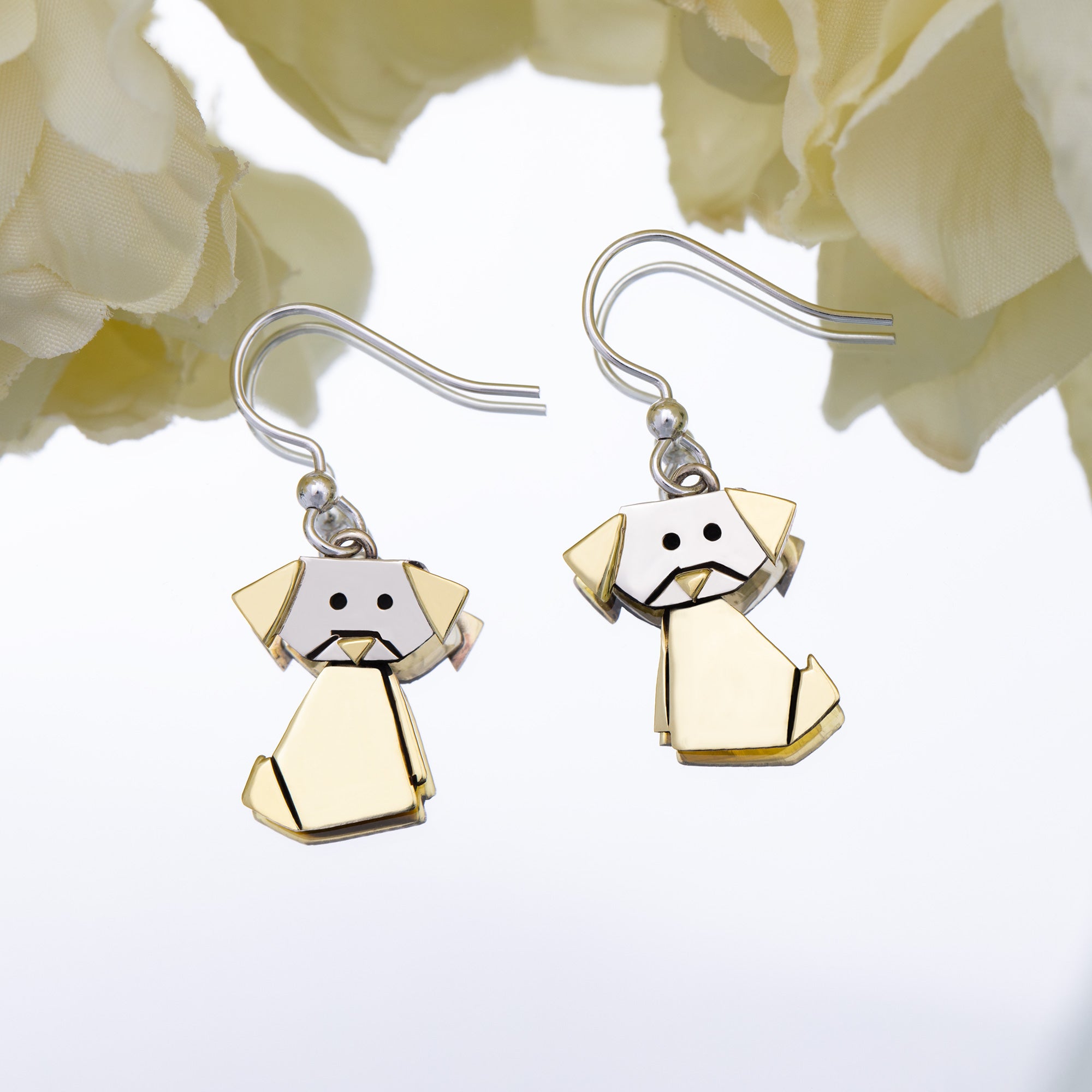Origami Pet Earrings、mySite、camillekostekn