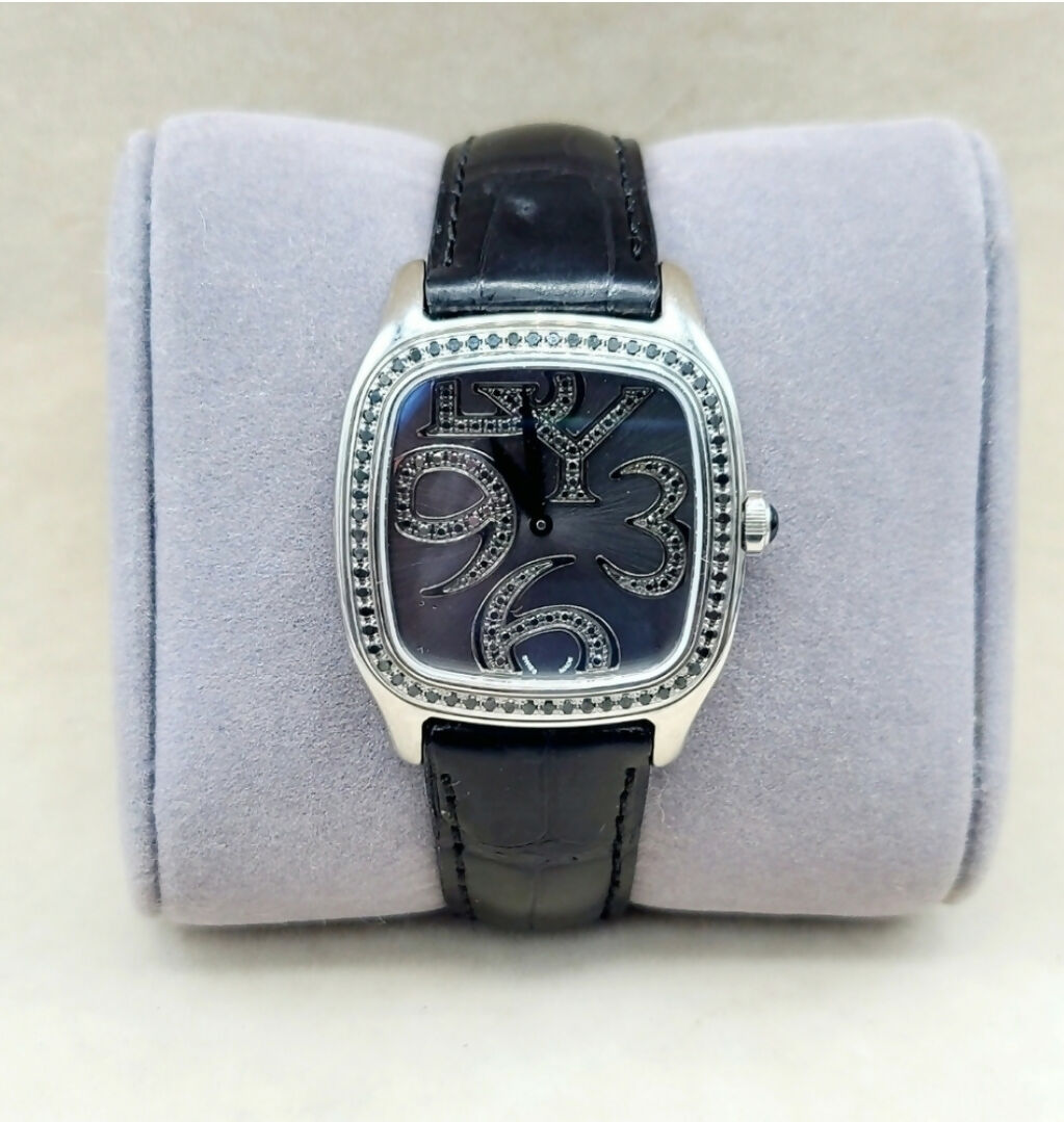 David Yurman 32mm Thoroughbred Quartz Watch With Black Diamonds、mySite、hinf8tx79